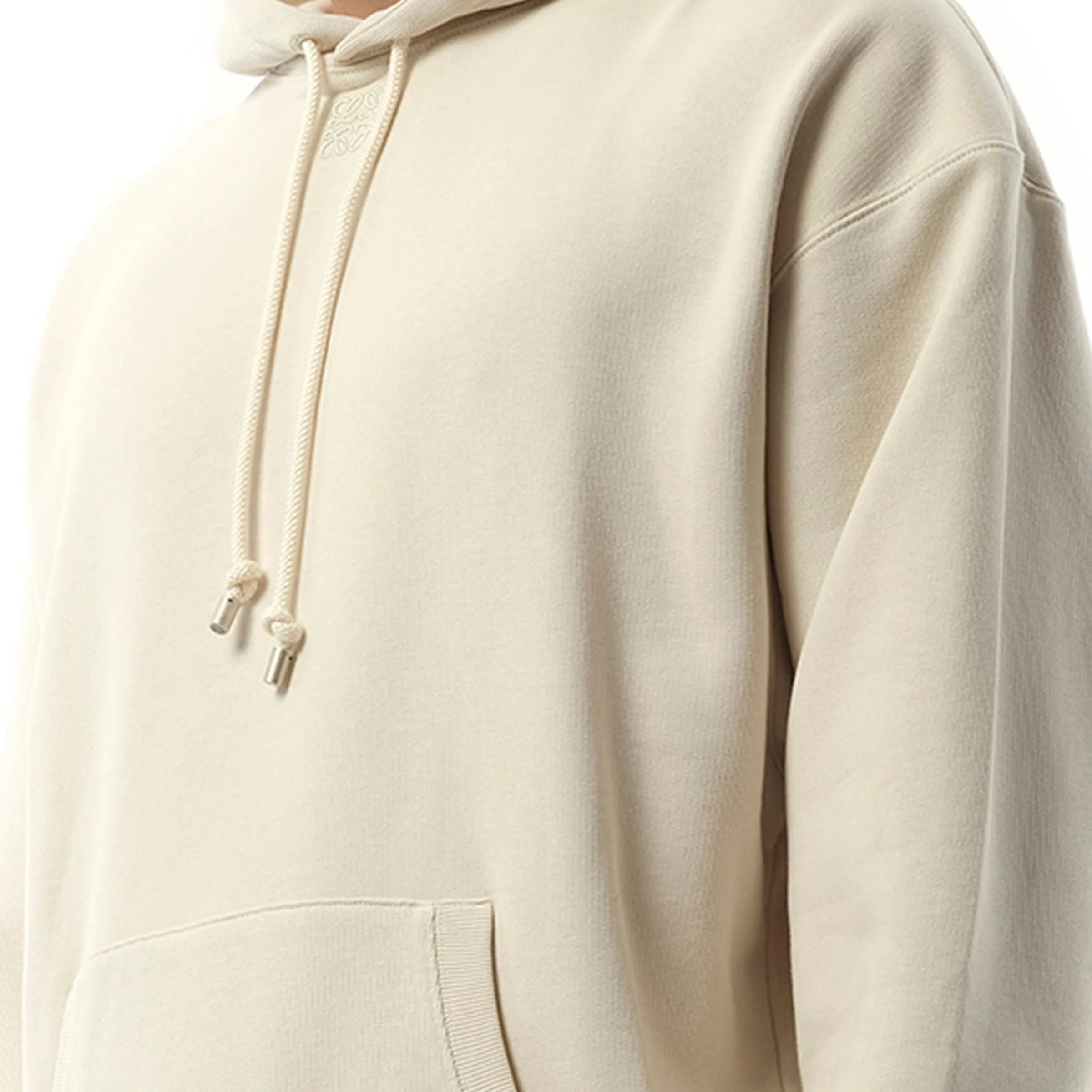 Small Anagram Hoodie in Light Oat sold by MARAIS product image thumbnail 3