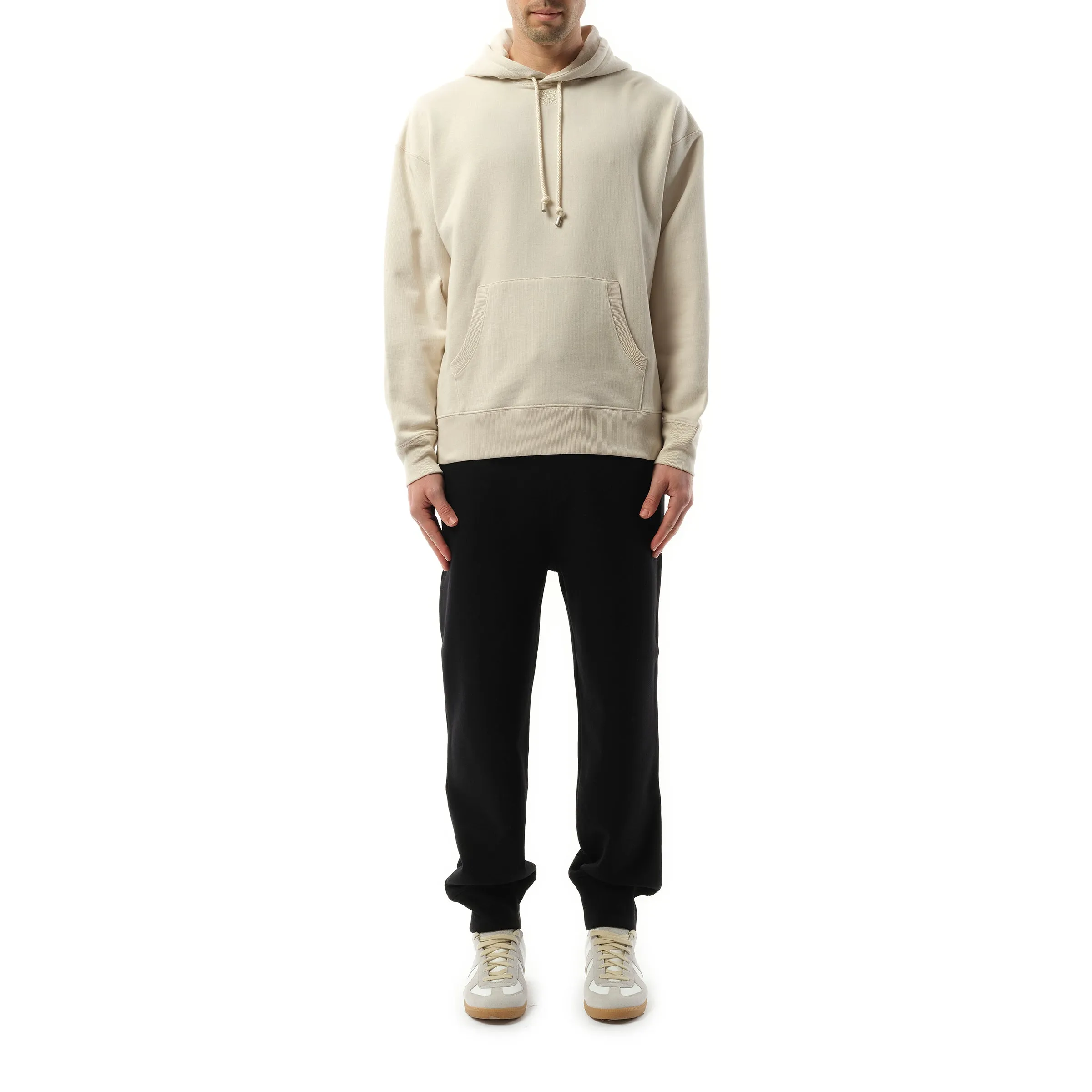 Small Anagram Hoodie in Light Oat sold by MARAIS product image thumbnail 4
