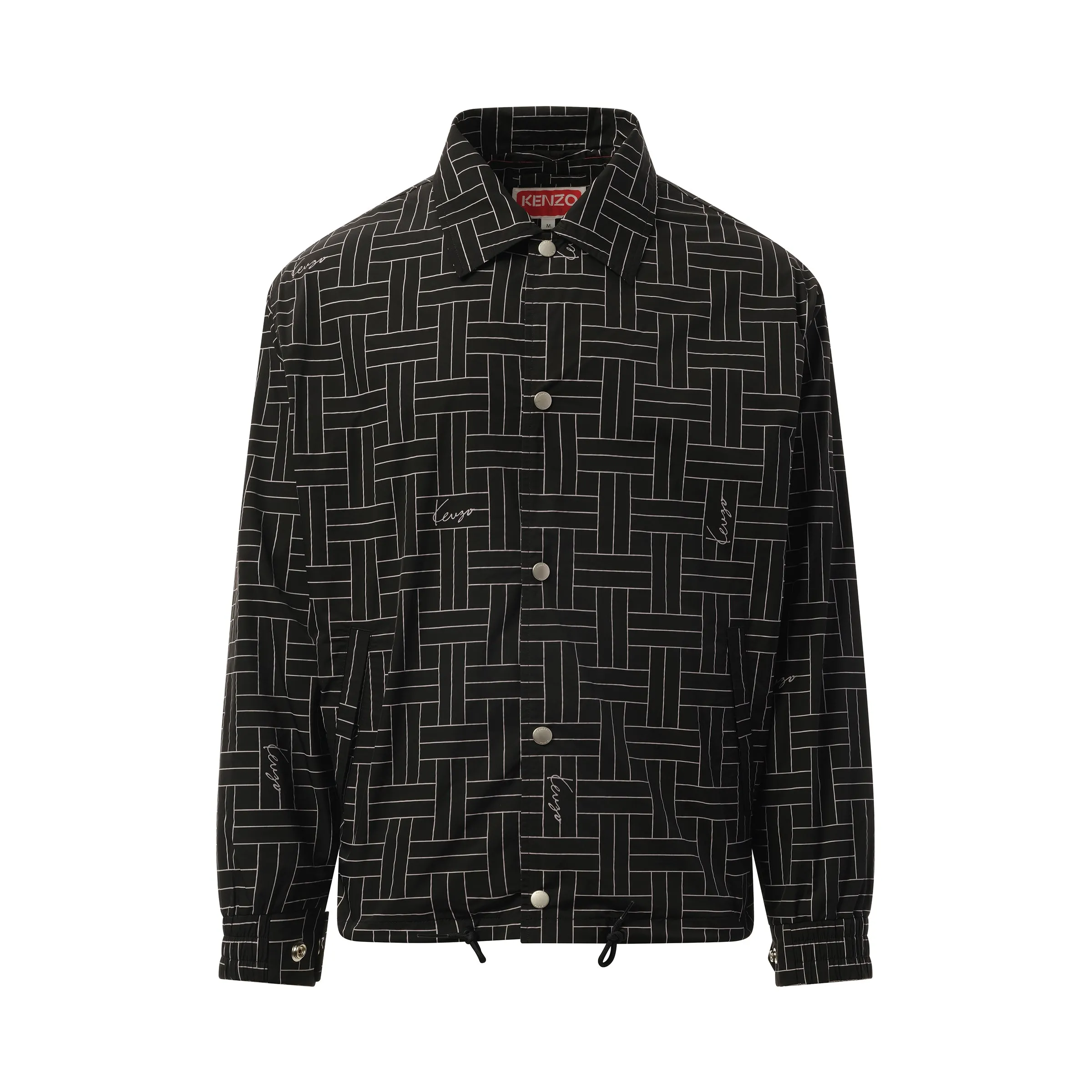 Kenzo Weave Windbreaker in Black sold by MARAIS product image thumbnail 2