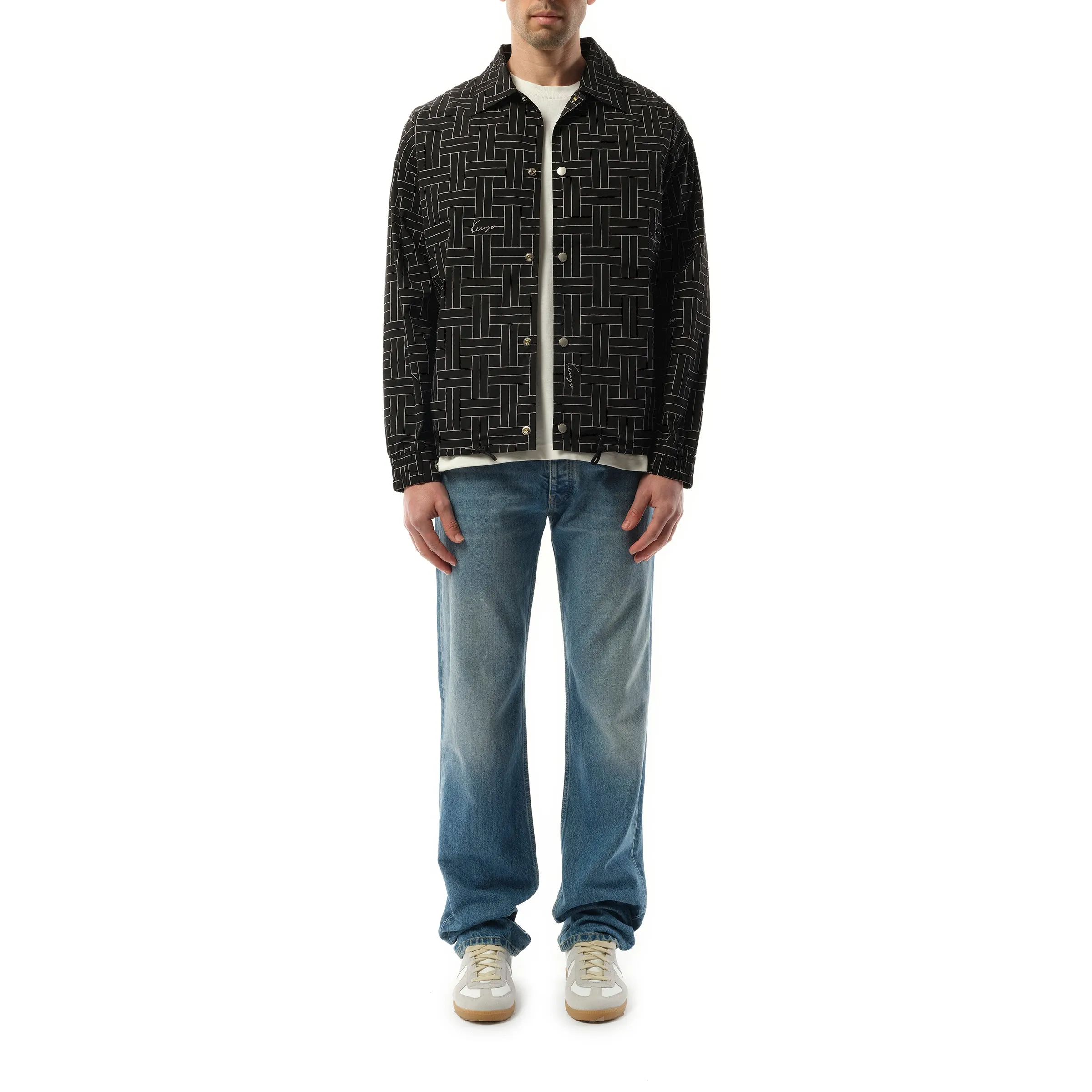 Kenzo Weave Windbreaker in Black sold by MARAIS product image thumbnail 4