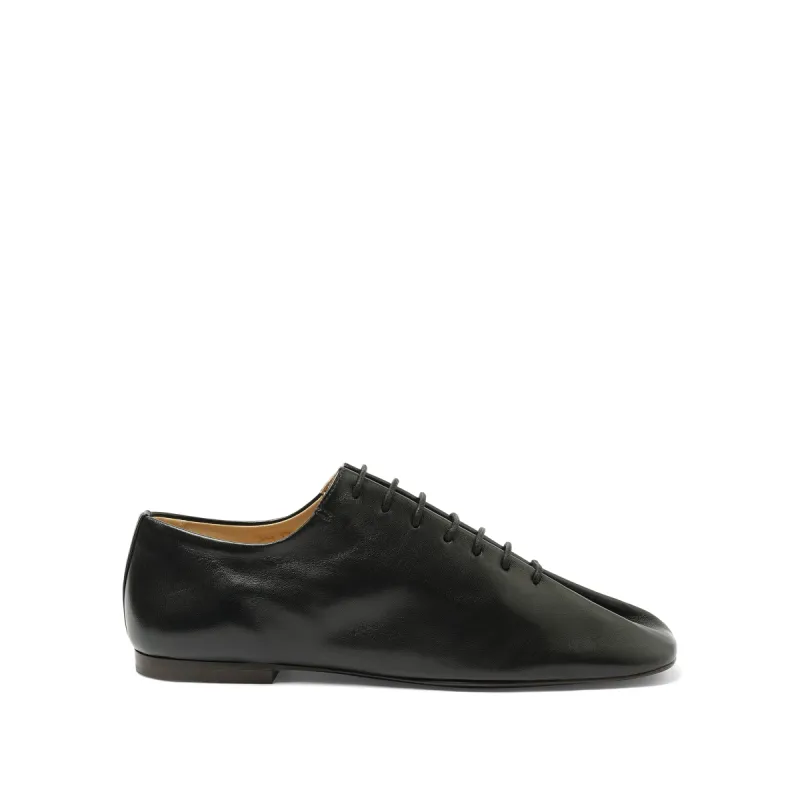 Souris Classic Flat Derby in Black sold by MARAIS