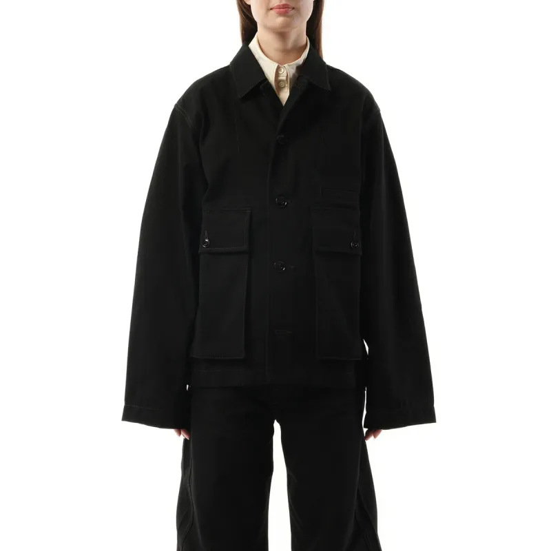 Boxy Jacket in Black sold by MARAIS