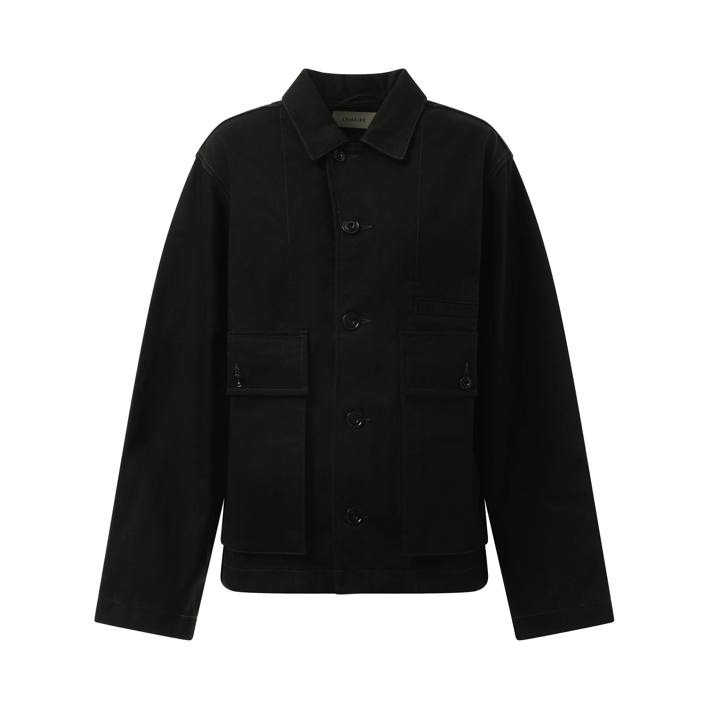 Boxy Jacket in Black sold by MARAIS product image thumbnail 2