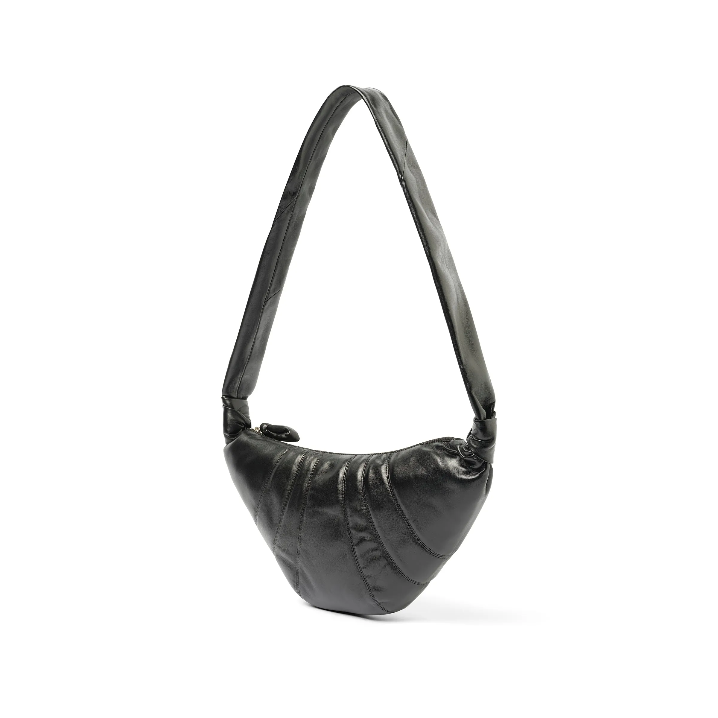 Lambskin Medium Croissant Bag in Black sold by MARAIS product image thumbnail 2