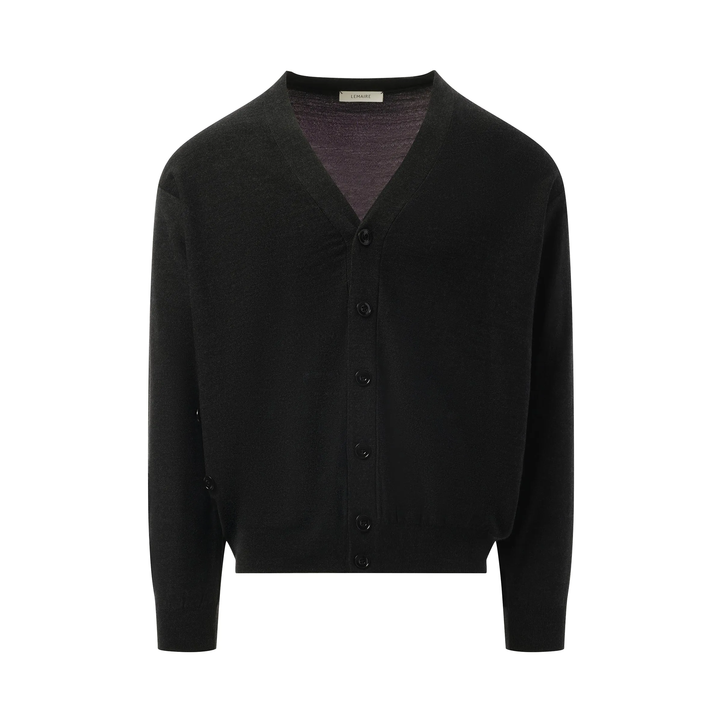 Relaxed Twist Cardigan in Anthracite sold by MARAIS product image thumbnail 2