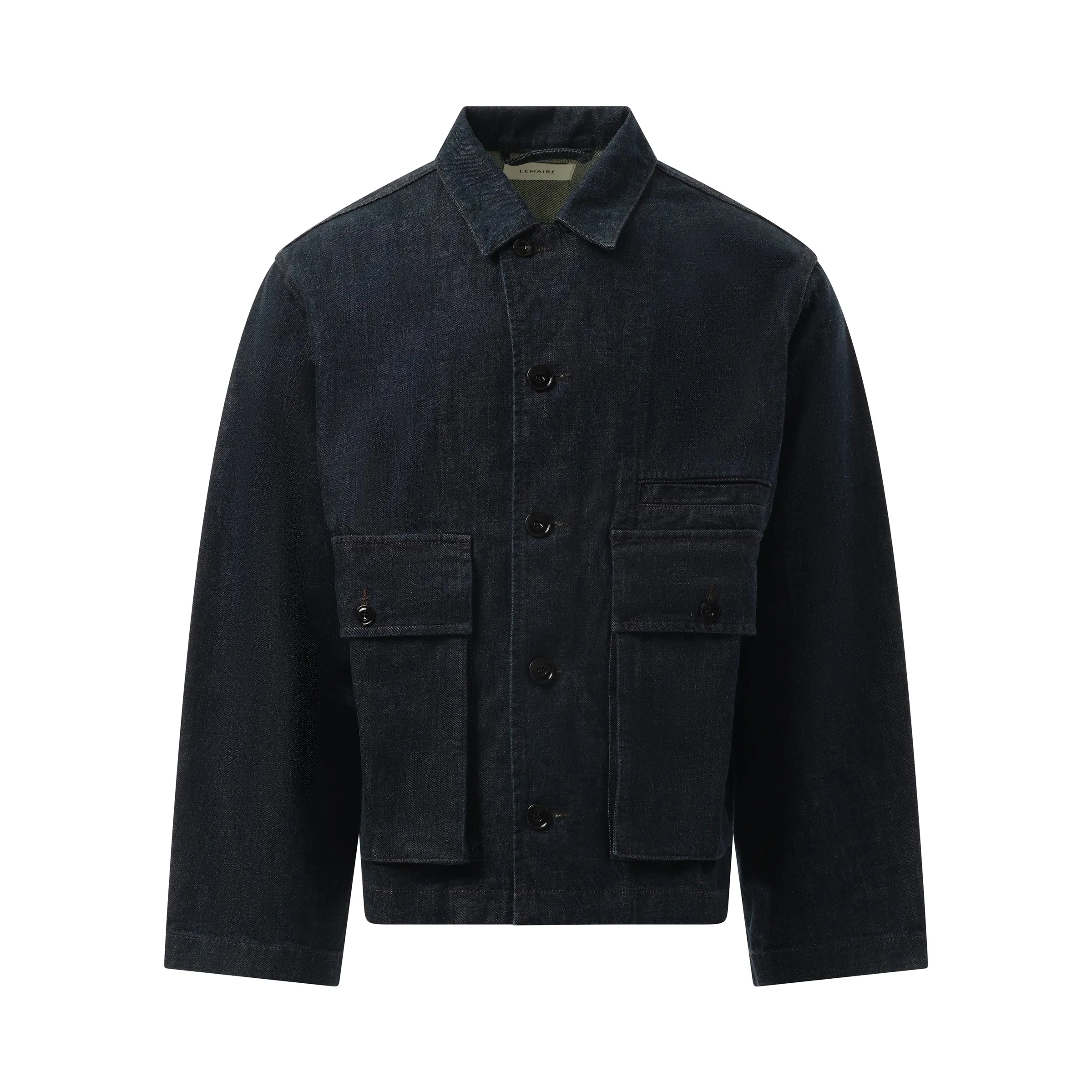 Boxy Jacket in Denim Indigo sold by MARAIS product image thumbnail 2