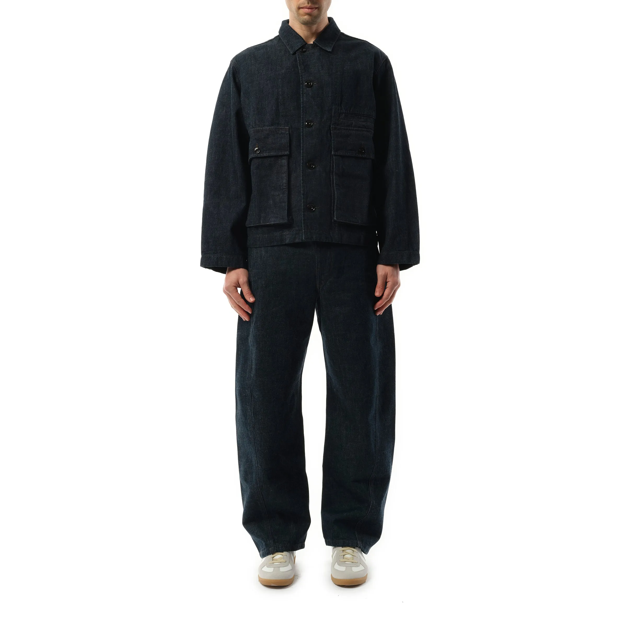 Boxy Jacket in Denim Indigo sold by MARAIS product image thumbnail 4