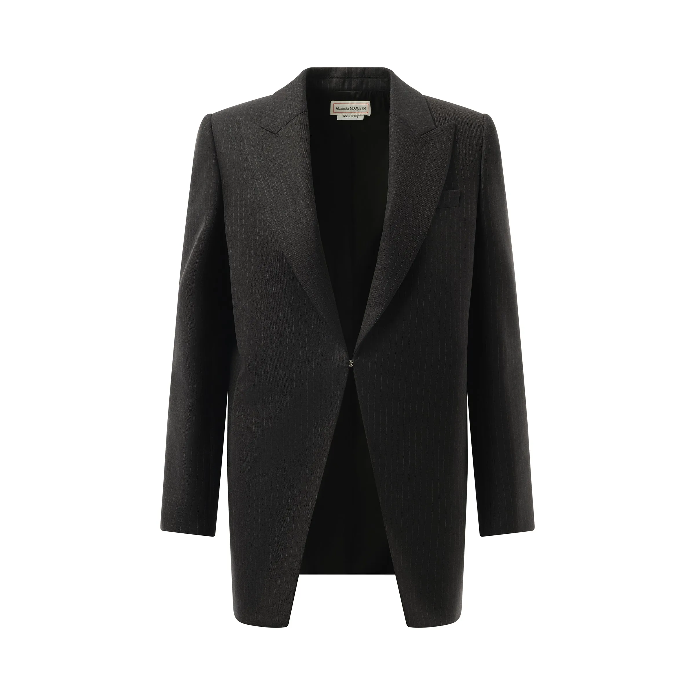 Cut Away Long Jacket in Grey sold by MARAIS product image thumbnail 2