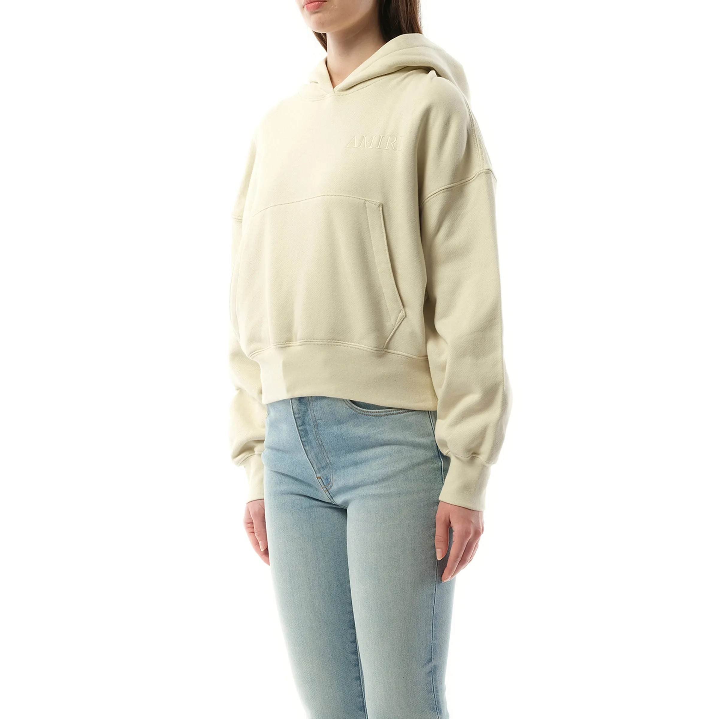 Amiri Embroidered Hoodie in Alabaster sold by MARAIS product image thumbnail 4
