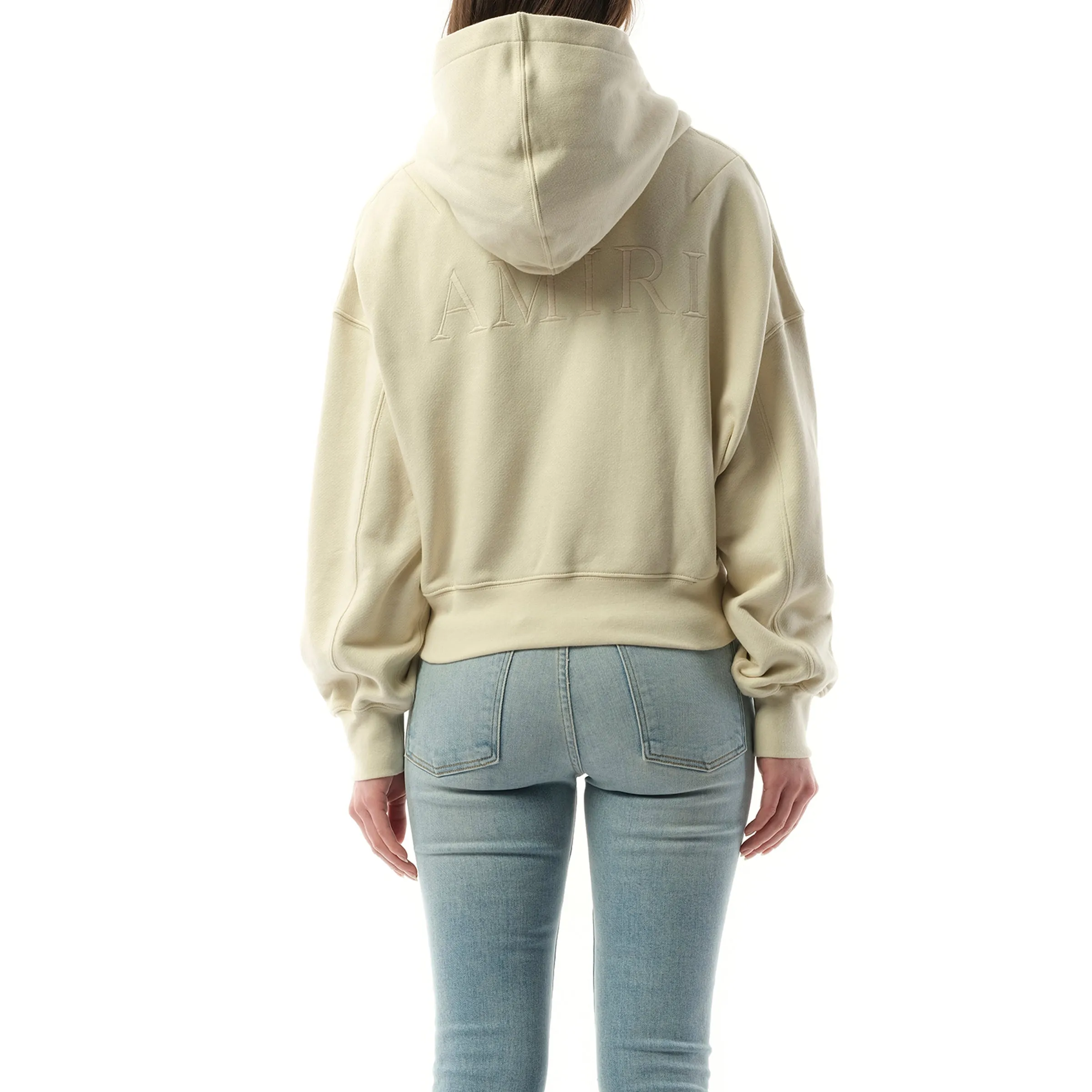 Amiri Embroidered Hoodie in Alabaster sold by MARAIS product image thumbnail 5