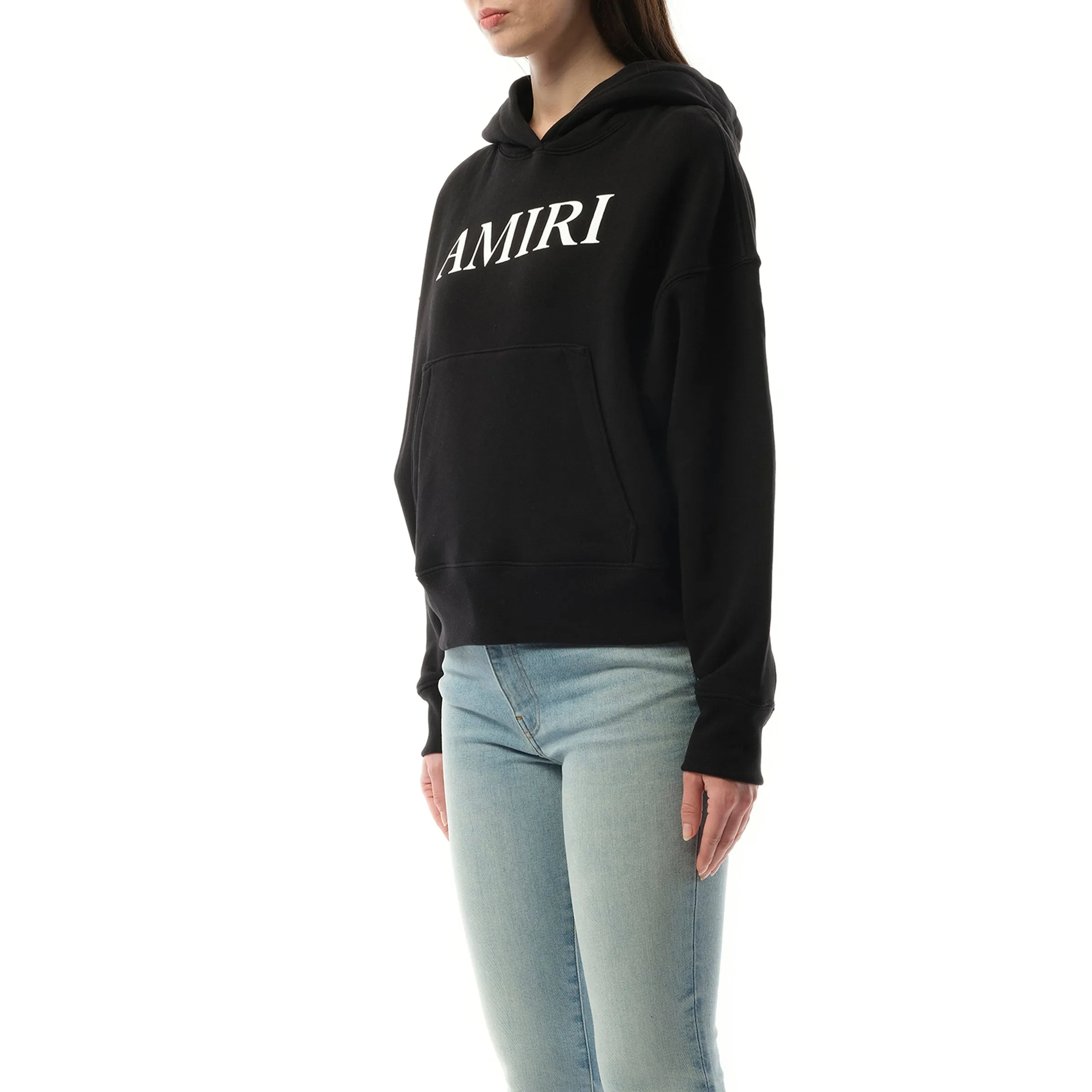 Amiri Core Logo Hoodie in Black/White sold by MARAIS product image thumbnail 5
