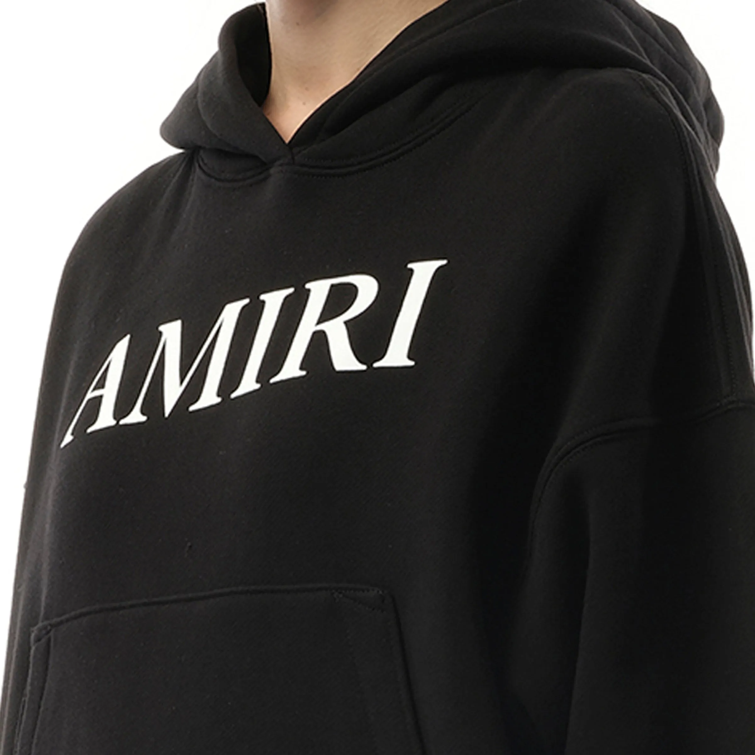 Amiri Core Logo Hoodie in Black/White sold by MARAIS product image thumbnail 2