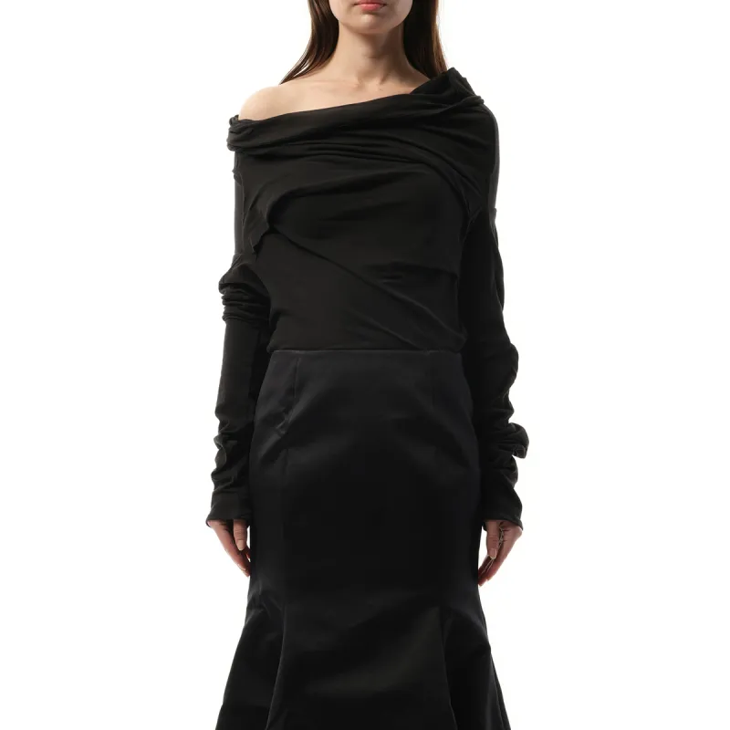 Burgeon Skirt in Black sold by MARAIS