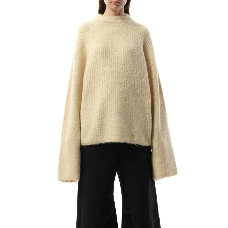 Heavy Knit Sweater in Vanilla sold by MARAIS