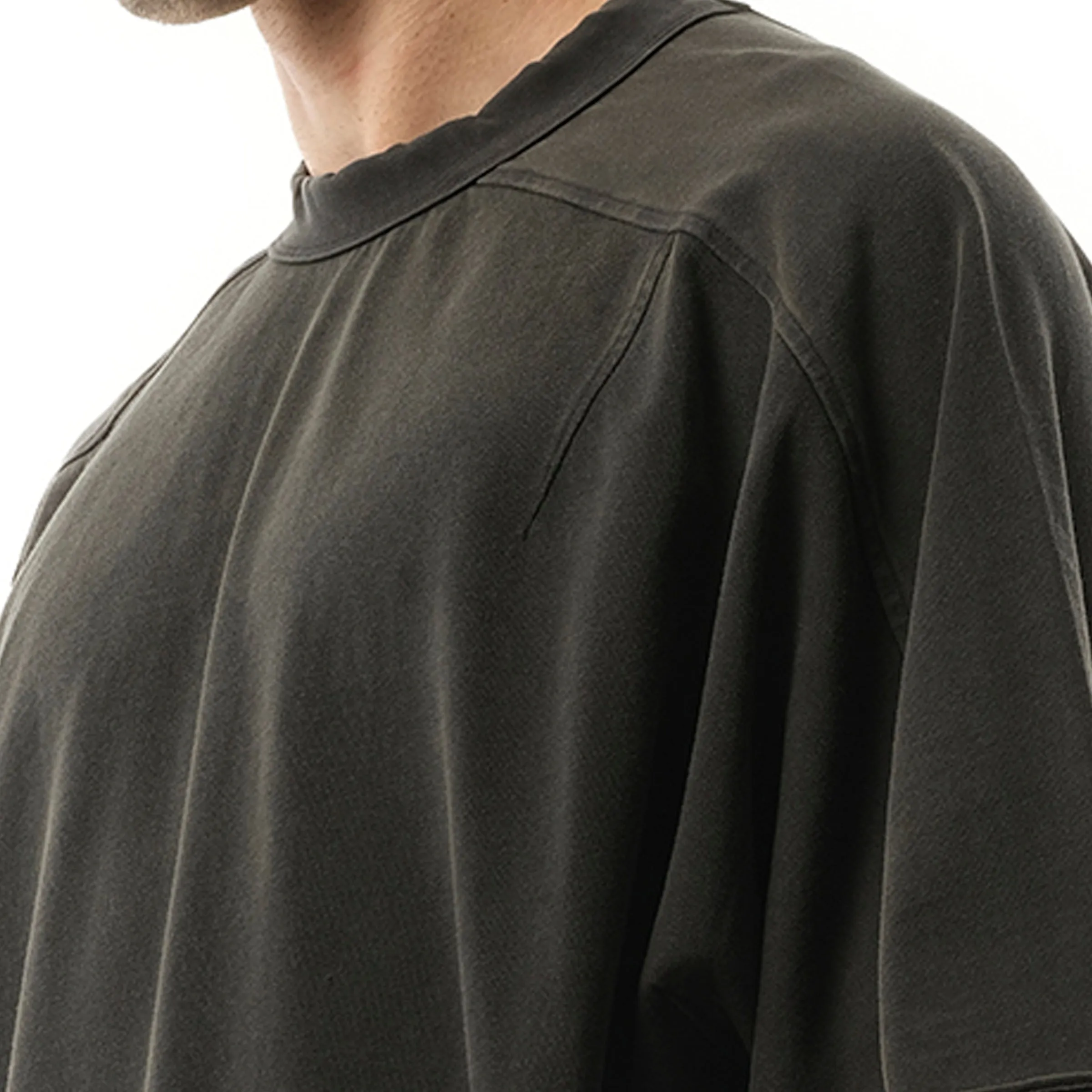 Heavy Dart T-Shirt in Washed Black sold by MARAIS product image thumbnail 3