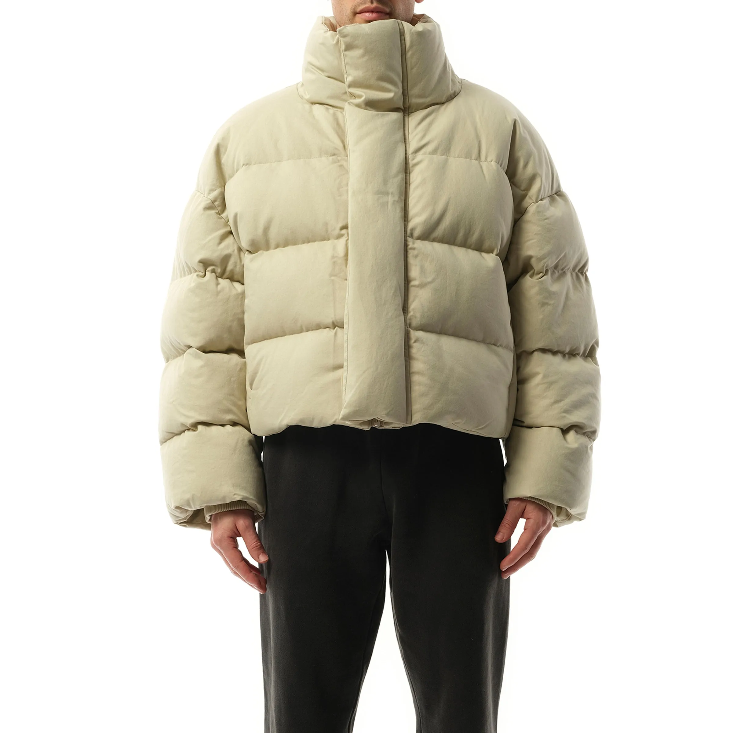 MML Puffer Jacket in Off White sold by MARAIS