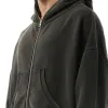 Eternal Zip Hoodie in Washed Black sold by MARAIS