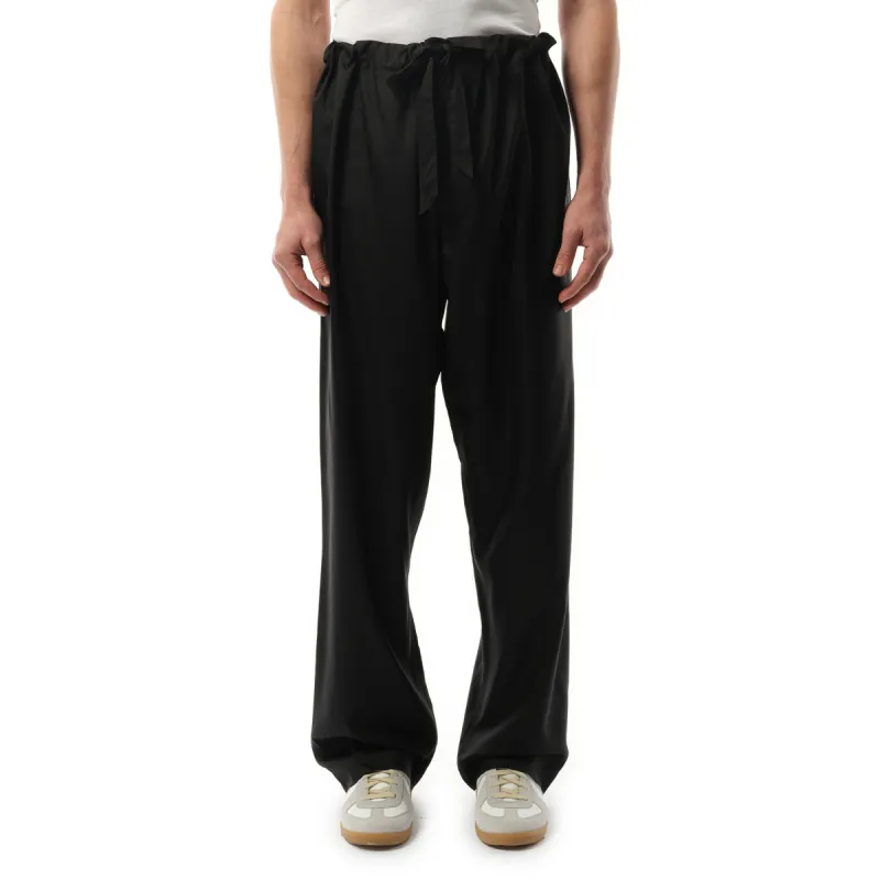 Silk Popeline Pants in Black sold by MARAIS