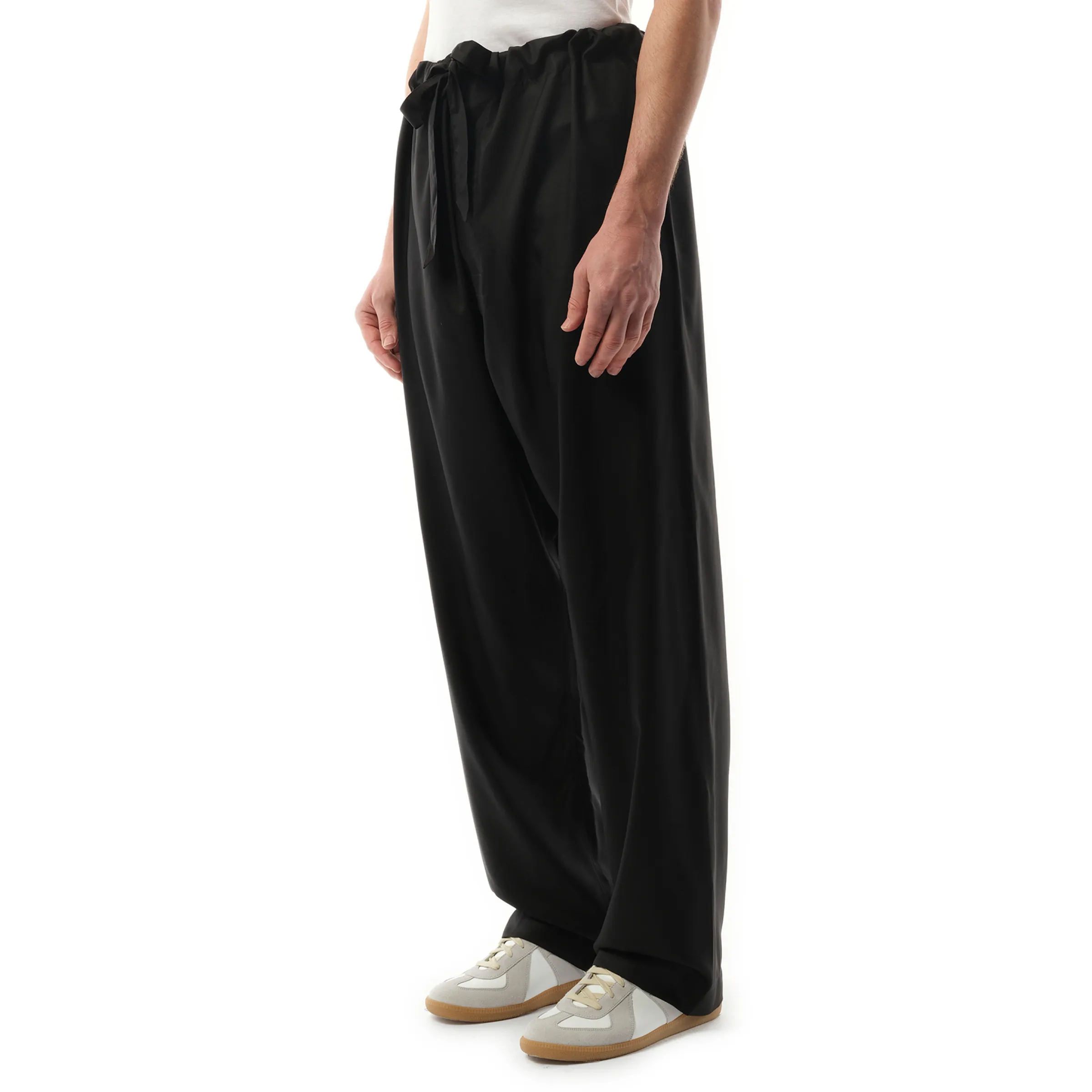 Silk Popeline Pants in Black sold by MARAIS product image thumbnail 5