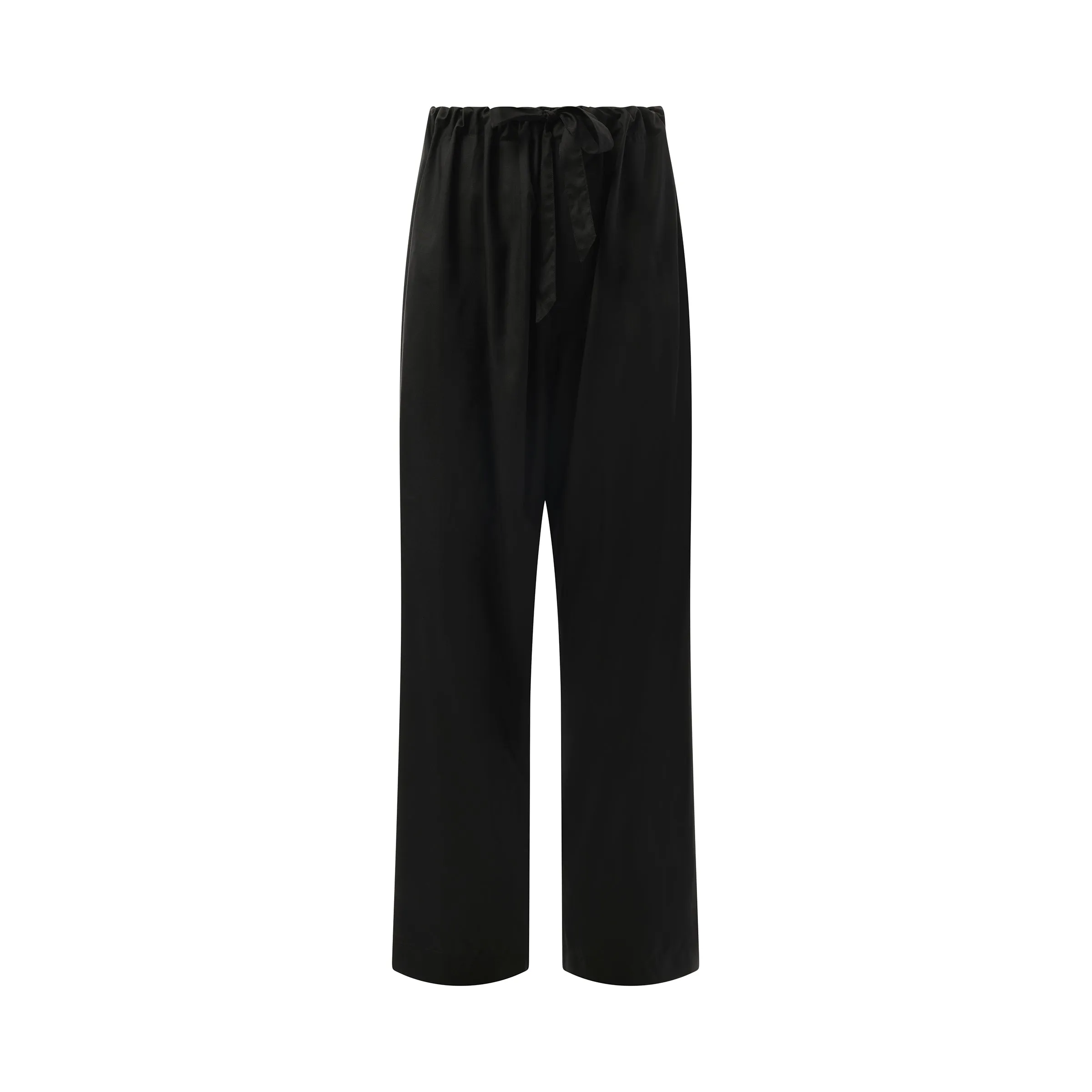 Silk Popeline Pants in Black sold by MARAIS product image thumbnail 2