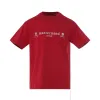 Reflective Skull Logo T-Shirt in Red sold by MARAIS