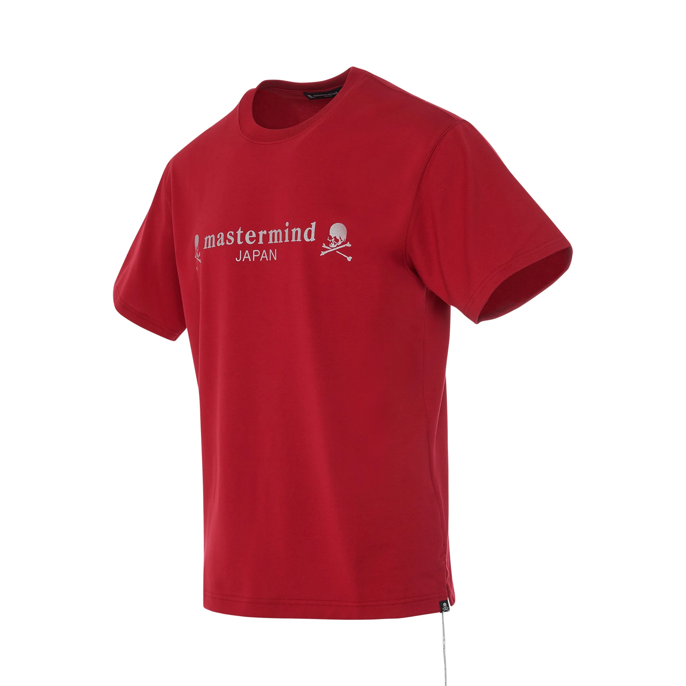 Reflective Skull Logo T-Shirt in Red sold by MARAIS product image thumbnail 2