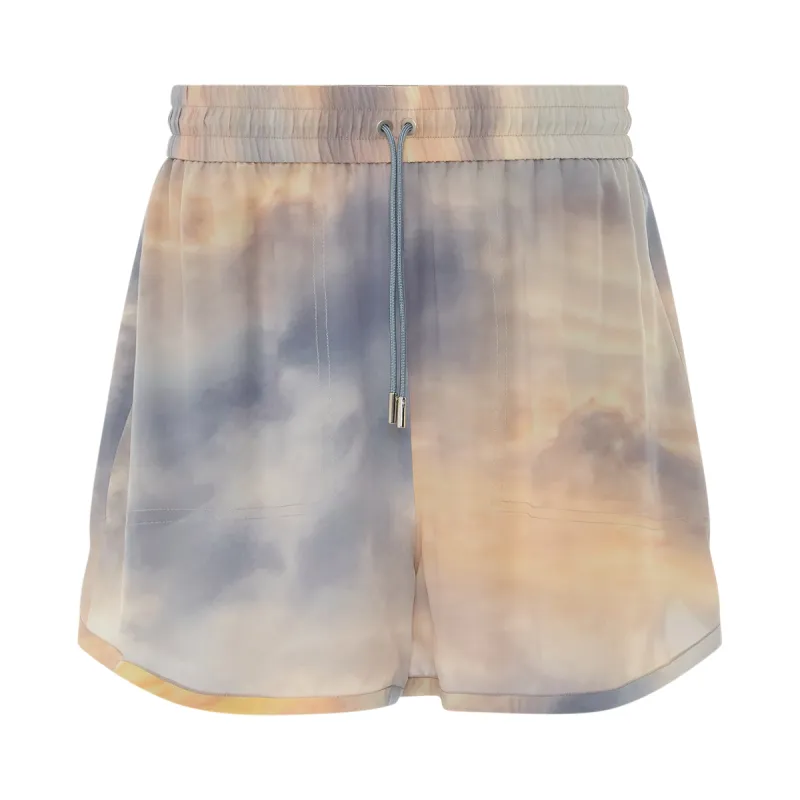 Daybreak Explorer Shorts in Blue/Yellow sold by MARAIS