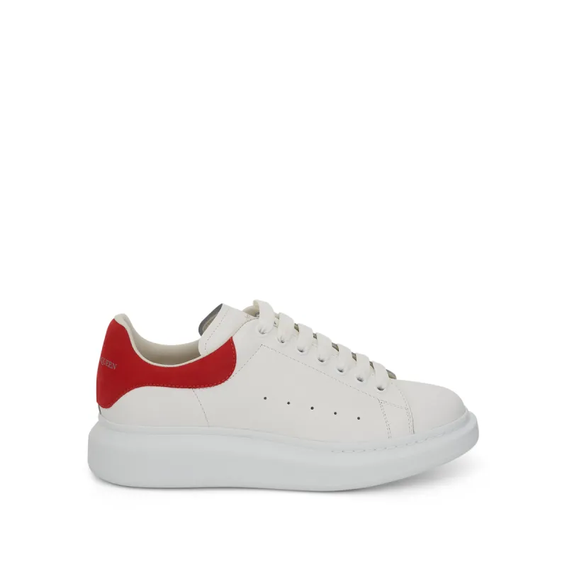 Larry Oversized Sneaker in White/Lust Red sold by MARAIS