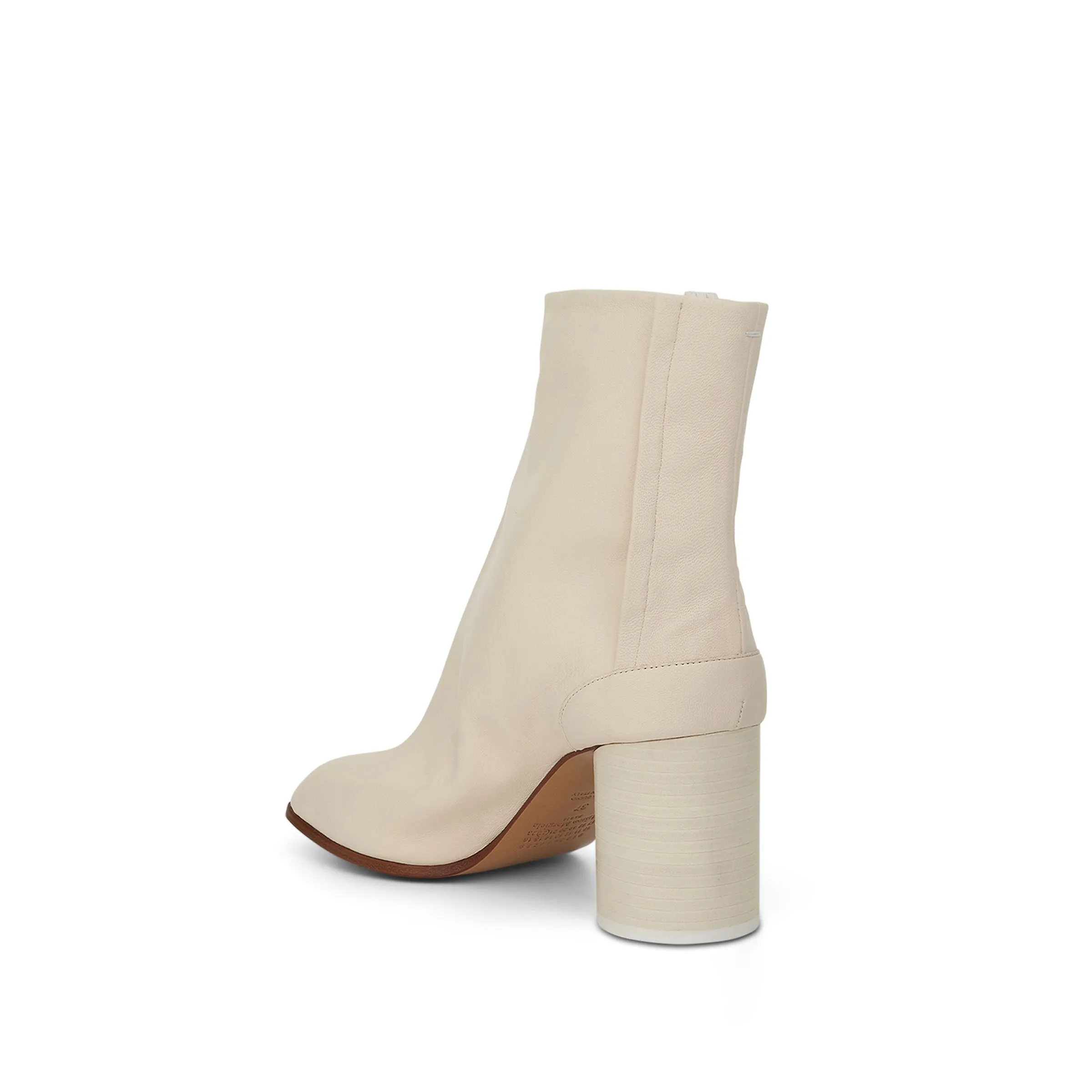 Tabi Ankle Boots 8cm Heel in White sold by MARAIS product image thumbnail 4