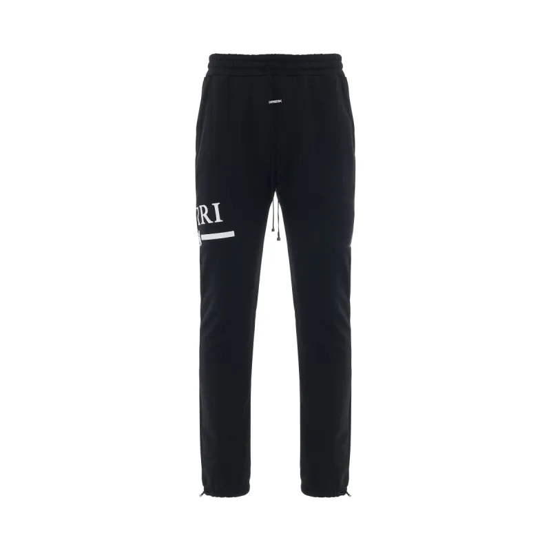 MA Bar Logo Sweatpant in Black sold by MARAIS