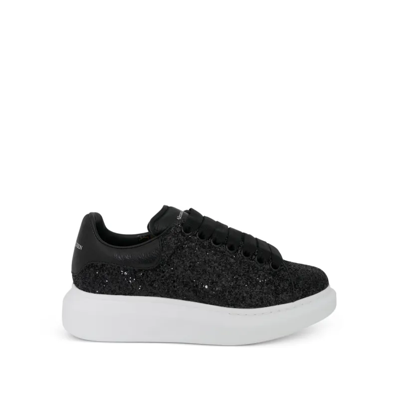 Larry Oversized Heel Sneakers in Black/Black sold by MARAIS
