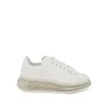 Larry Transparent Sole Sneakers in White/White sold by MARAIS