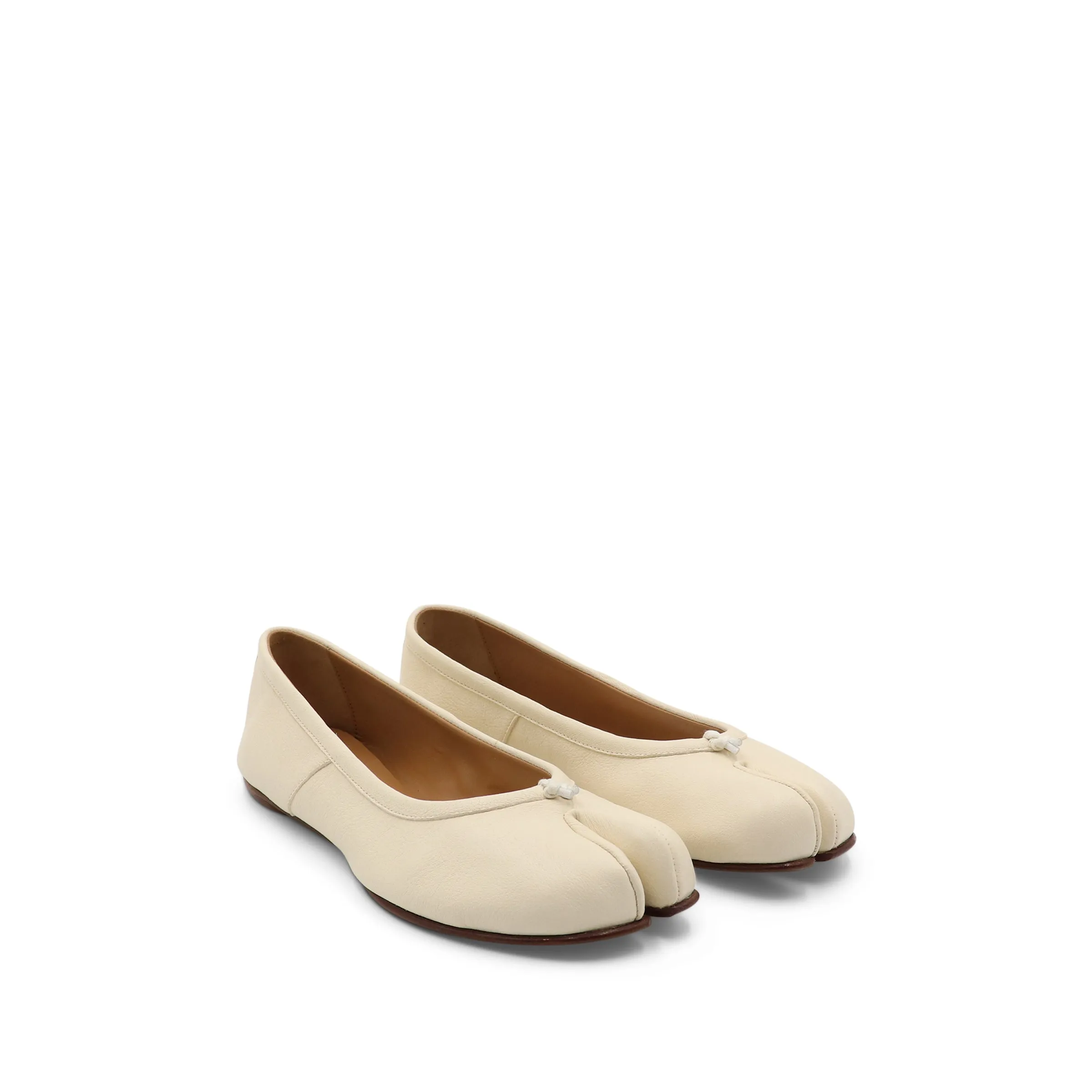 Tabi Ballerina Shoes in White sold by MARAIS product image thumbnail 2