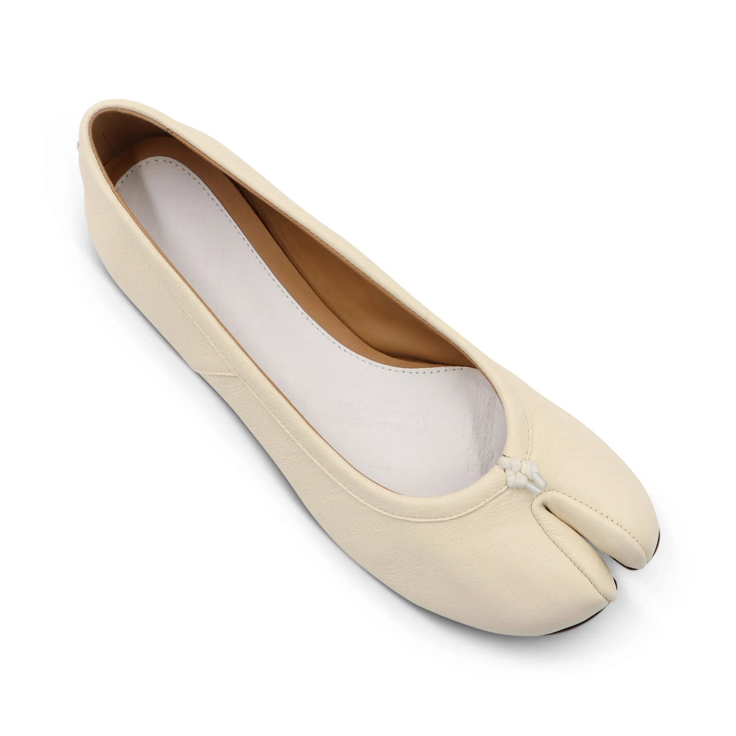 Tabi Ballerina Shoes in White sold by MARAIS product image thumbnail 3