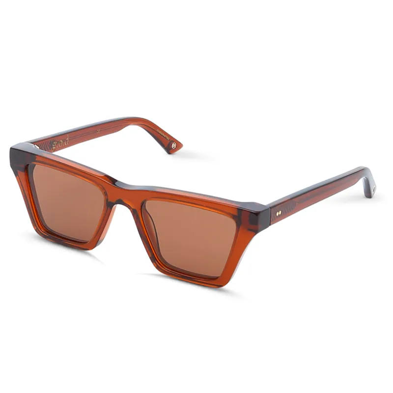 Twenty Root Beer Sunglass with Brown Lens sold by MARAIS
