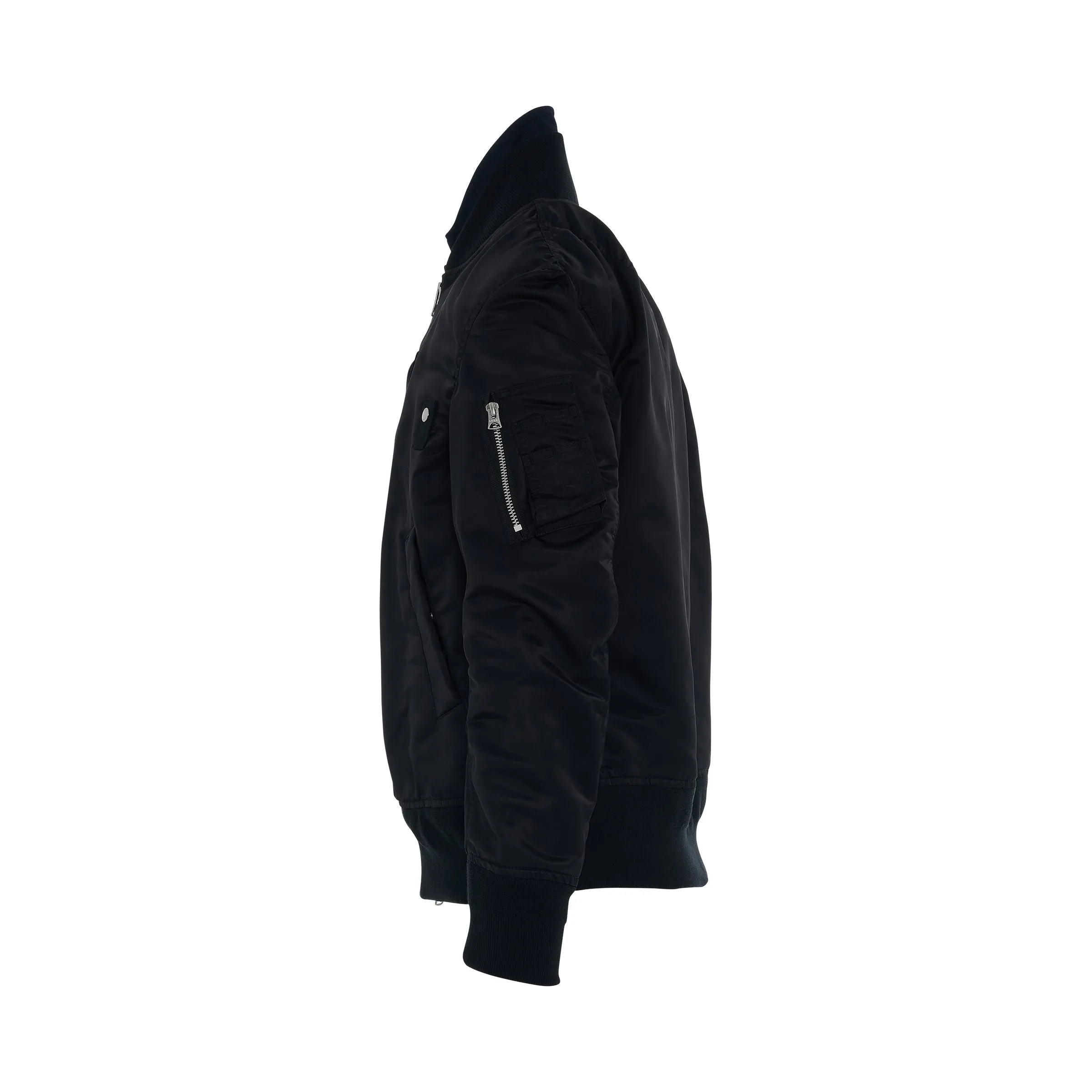 MA-1 Bomber Jacket in Black sold by MARAIS product image thumbnail 3