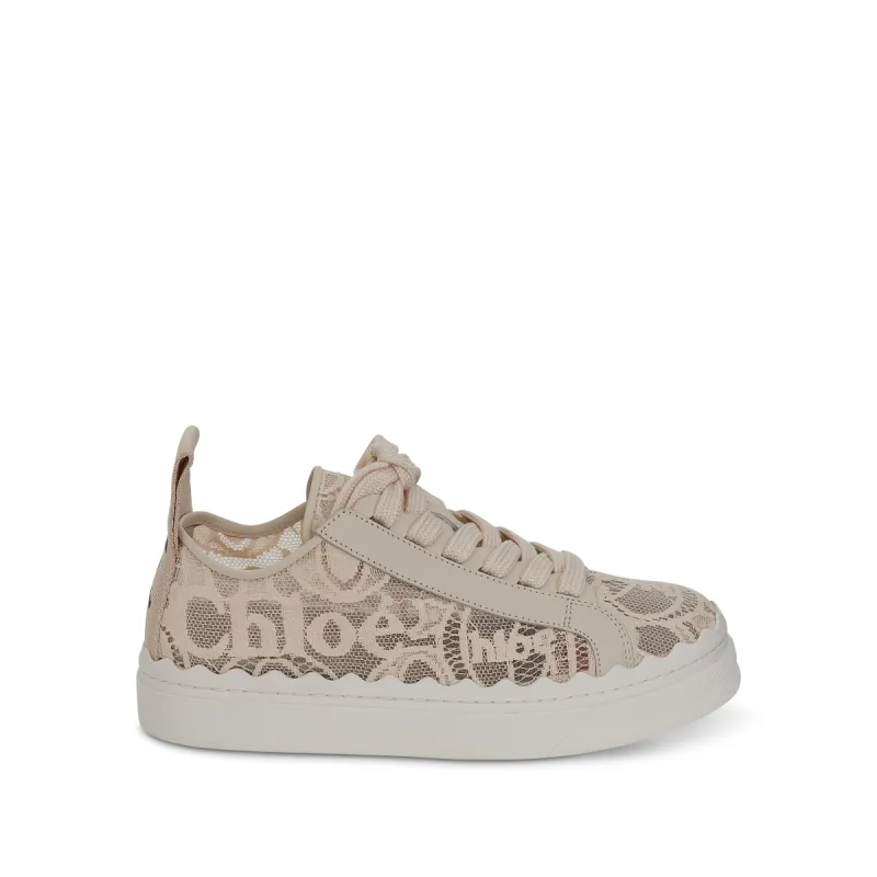 Lauren Sneaker in Beige Lace sold by MARAIS