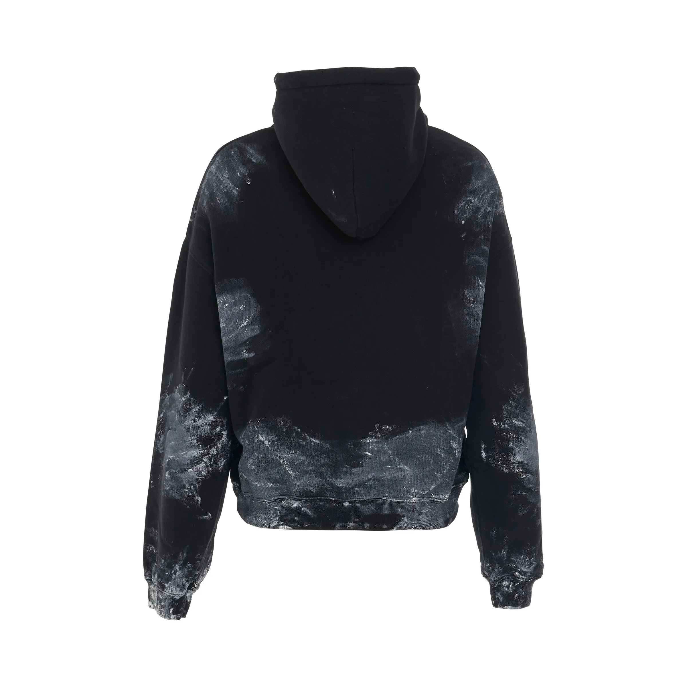 Painter Fitted Hoodie in Black sold by MARAIS product image thumbnail 4