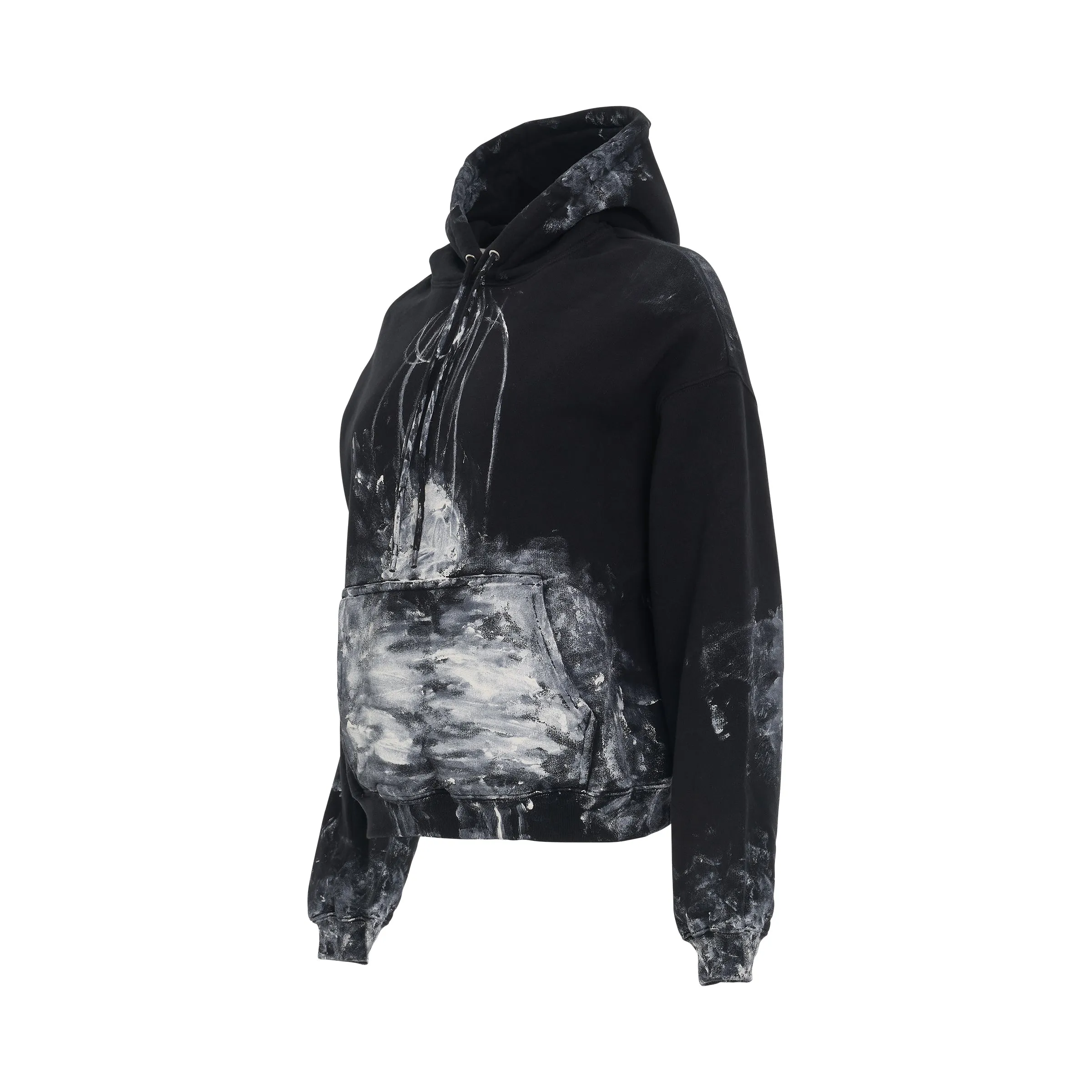Painter Fitted Hoodie in Black sold by MARAIS product image thumbnail 2