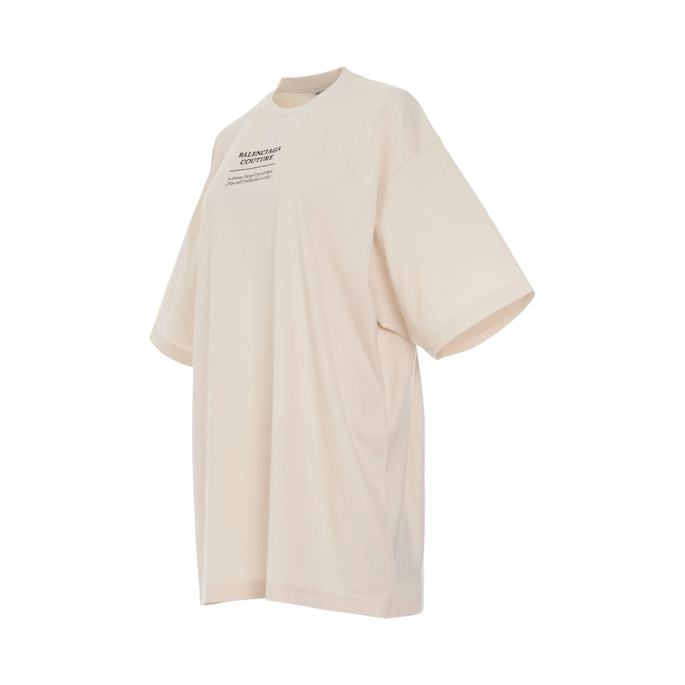 Couture Logo Boxy T-Shirt in Chalky/Black sold by MARAIS product image thumbnail 2