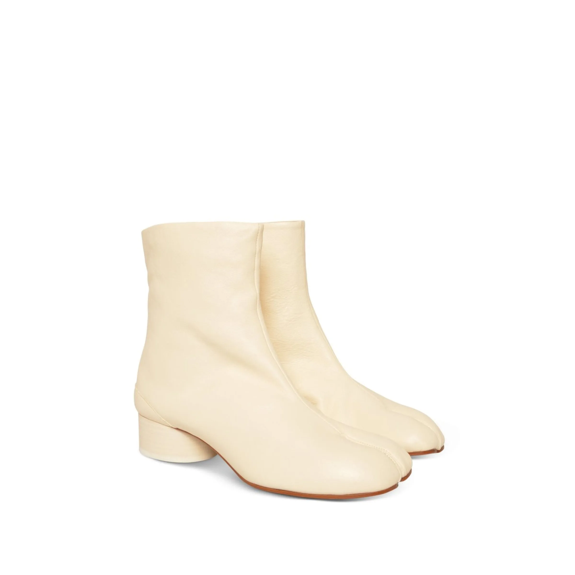 Tabi Ankle Boots 3cm Heel in White sold by MARAIS product image thumbnail 2