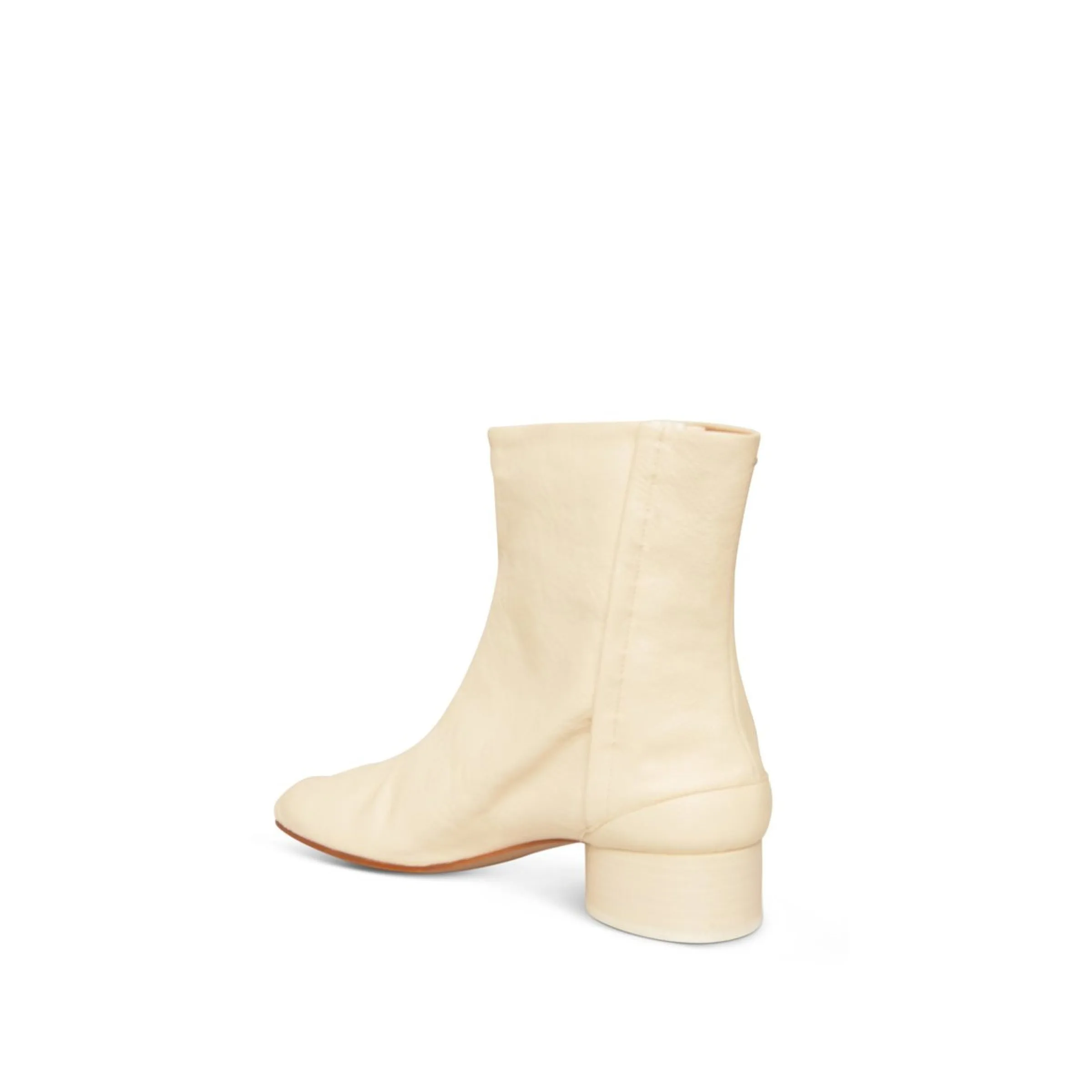 Tabi Ankle Boots 3cm Heel in White sold by MARAIS product image thumbnail 3