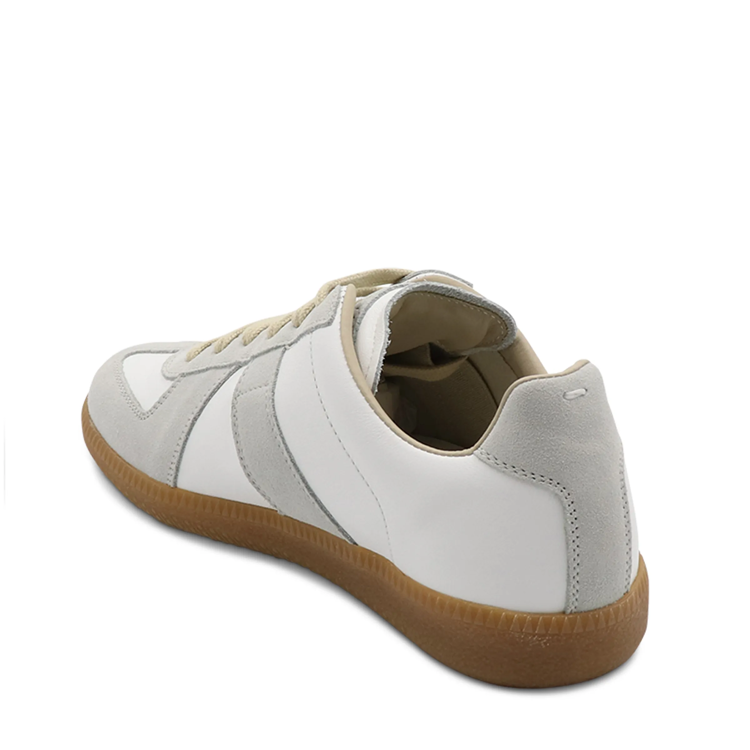 Replica Leather Sneakers in White sold by MARAIS product image thumbnail 3