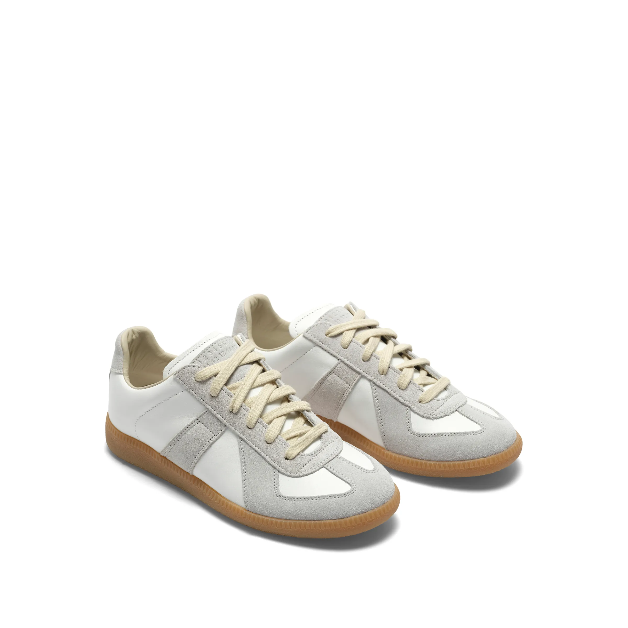 Replica Leather Sneakers in White sold by MARAIS product image thumbnail 2
