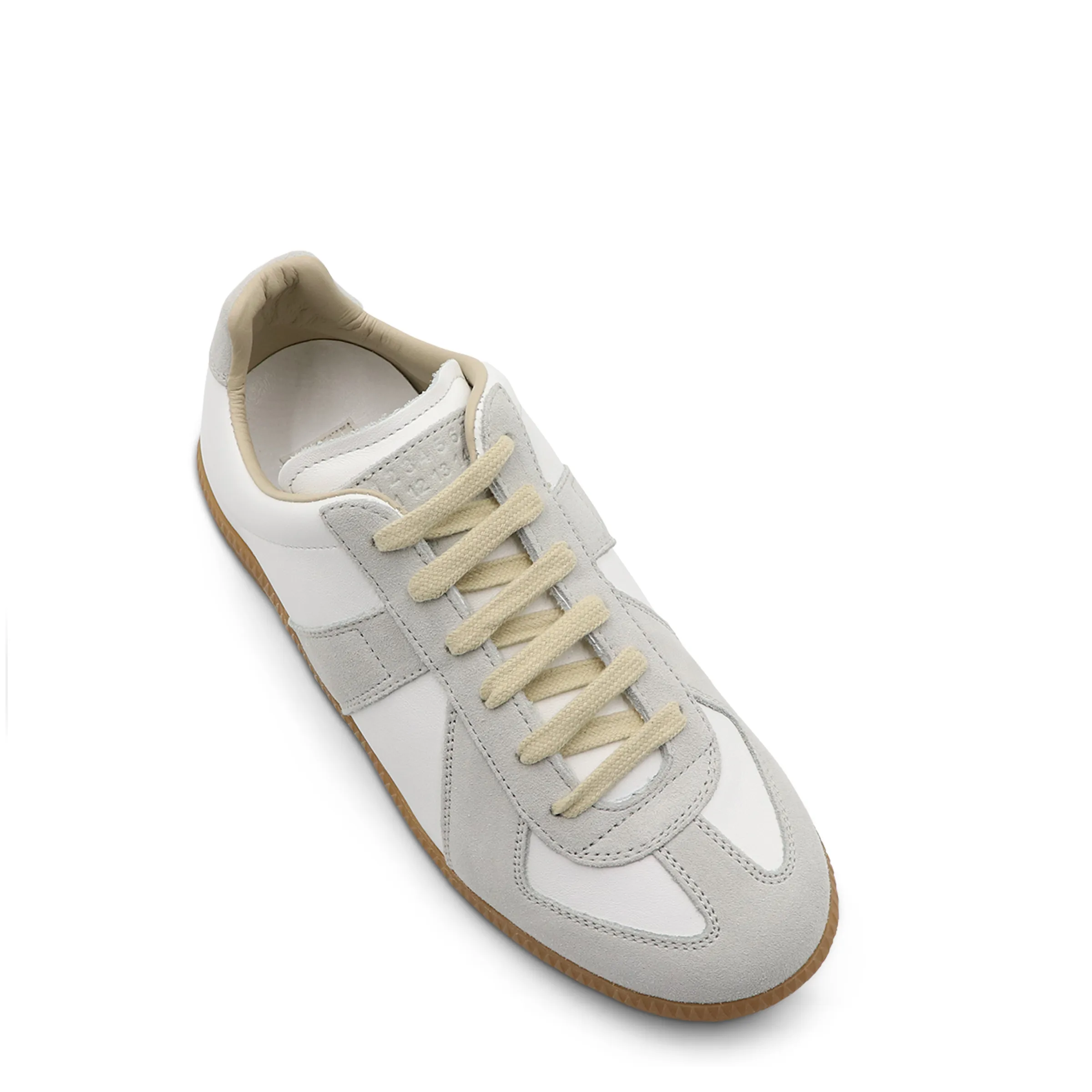 Replica Leather Sneakers in White sold by MARAIS product image thumbnail 4