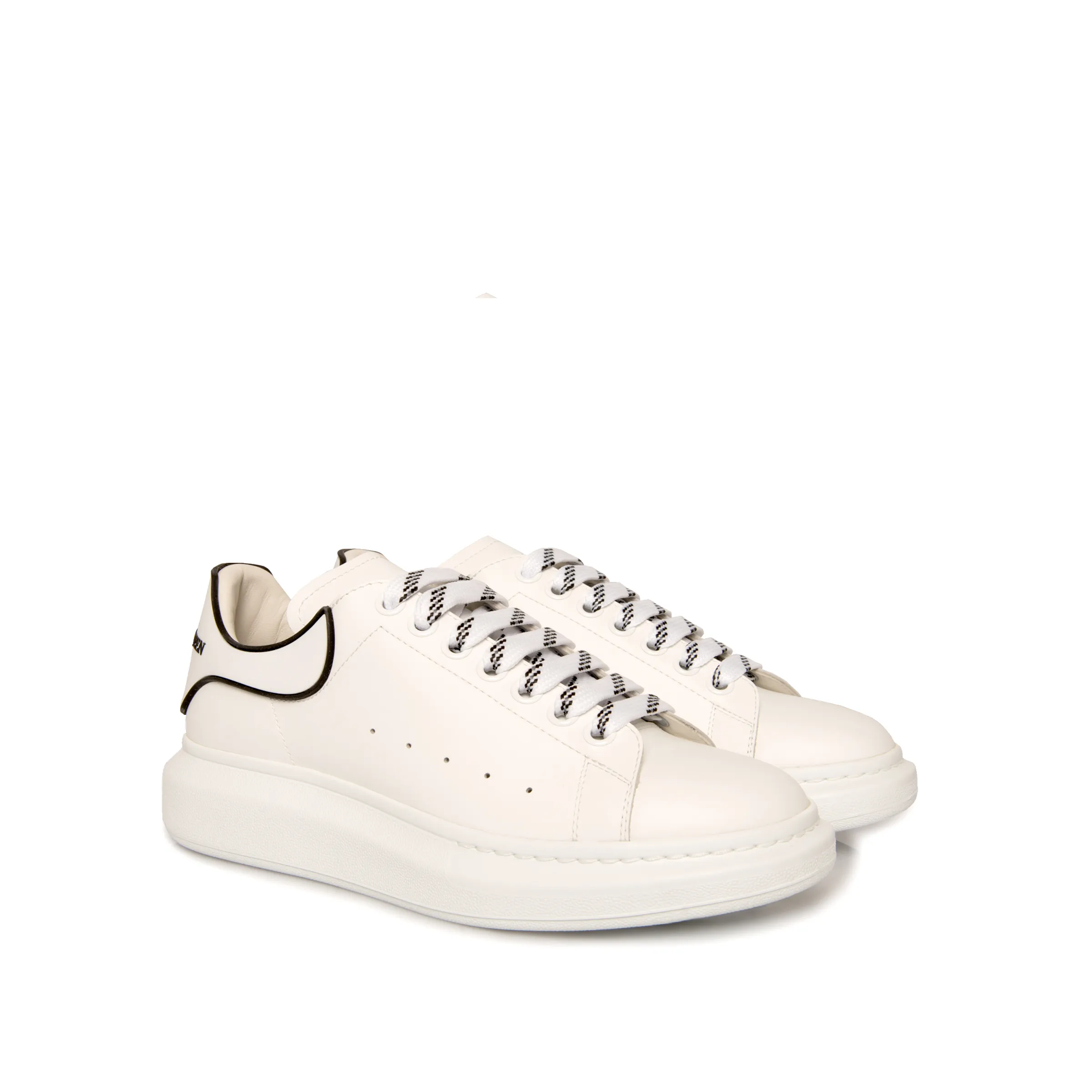 Larry Rubber Heel Sneaker in White sold by MARAIS product image thumbnail 2
