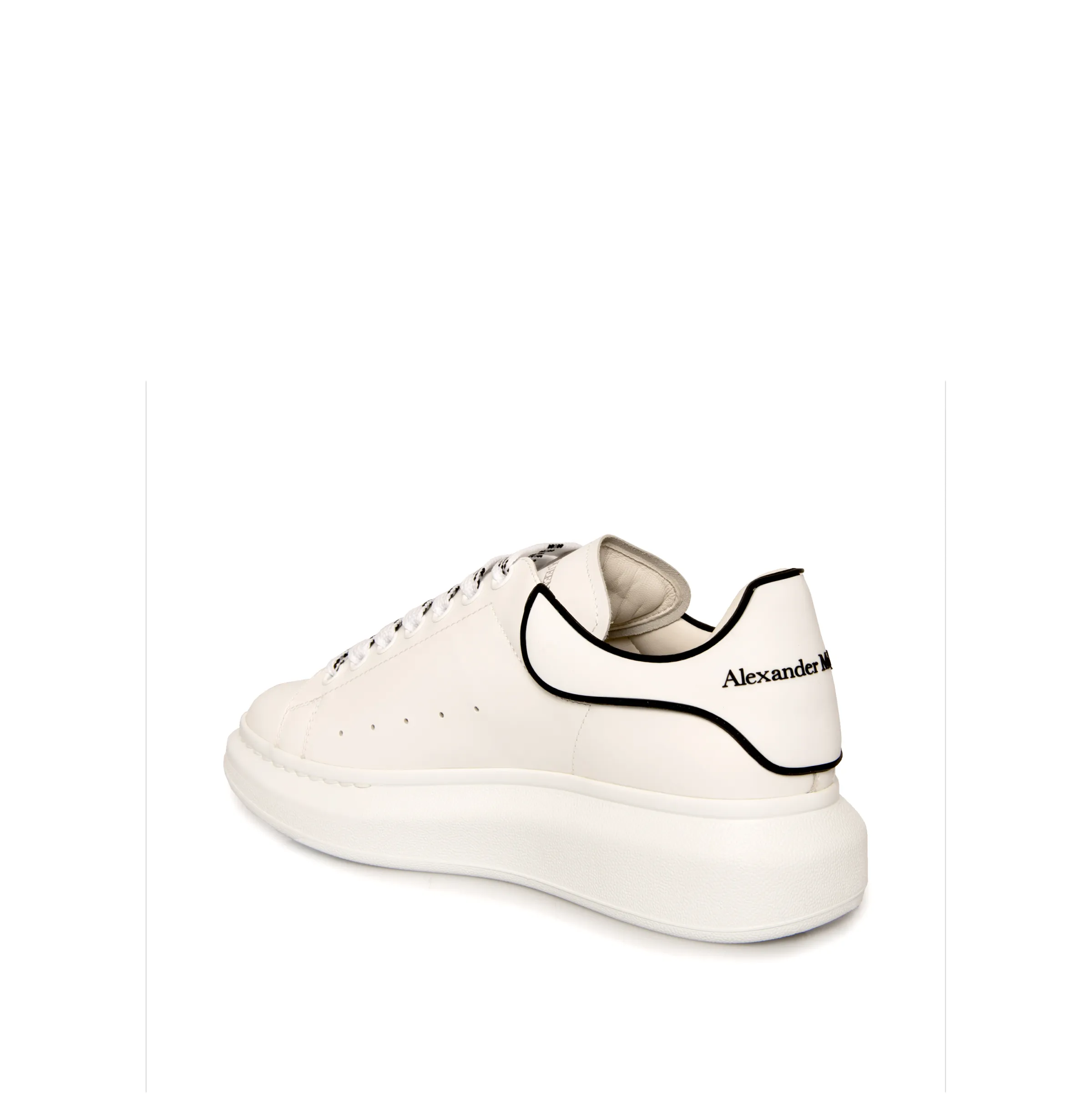 Larry Rubber Heel Sneaker in White sold by MARAIS product image thumbnail 3