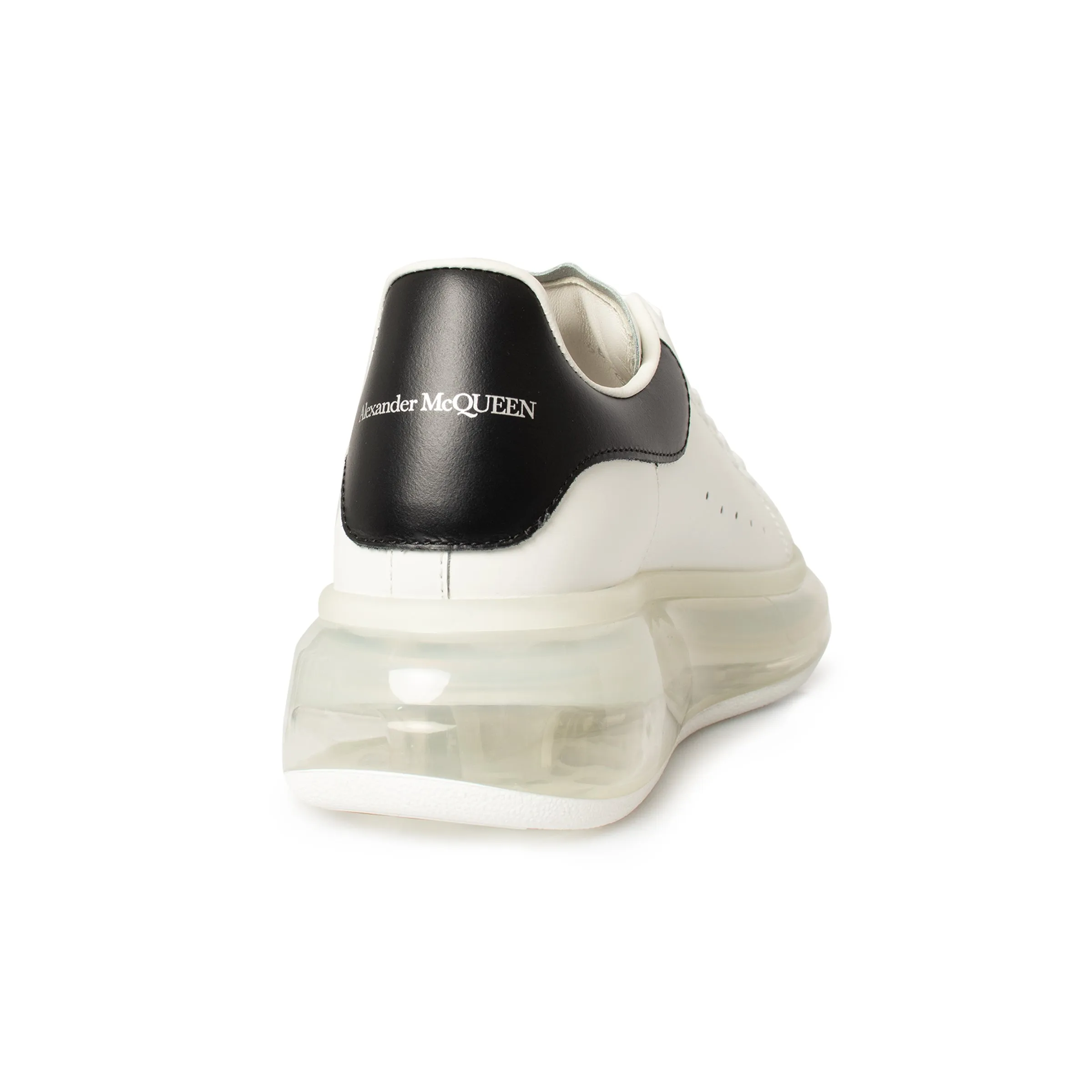 Larry Transparent Sole Sneakers in White/Black sold by MARAIS product image thumbnail 4