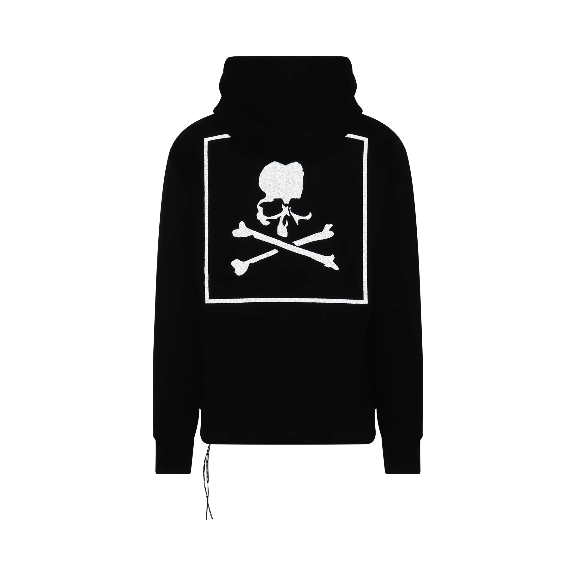Boxed Logo Glass Beads Hoodie in Black sold by MARAIS product image thumbnail 4