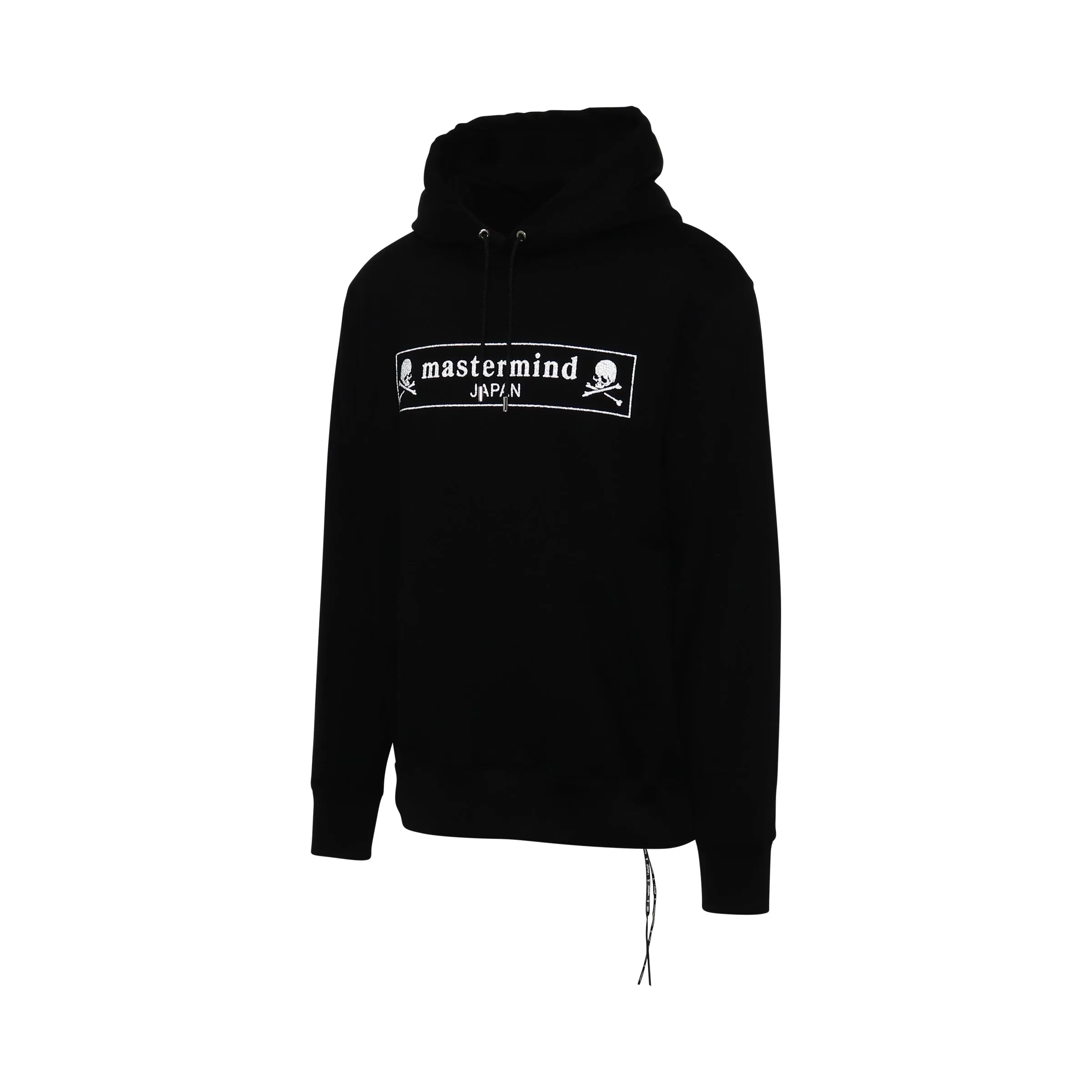 Boxed Logo Glass Beads Hoodie in Black sold by MARAIS product image thumbnail 2